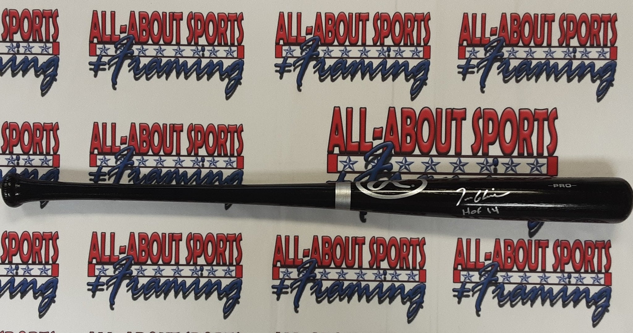 Tom Glavine Authentic Signed Pro Style Bat Autographed JSA-