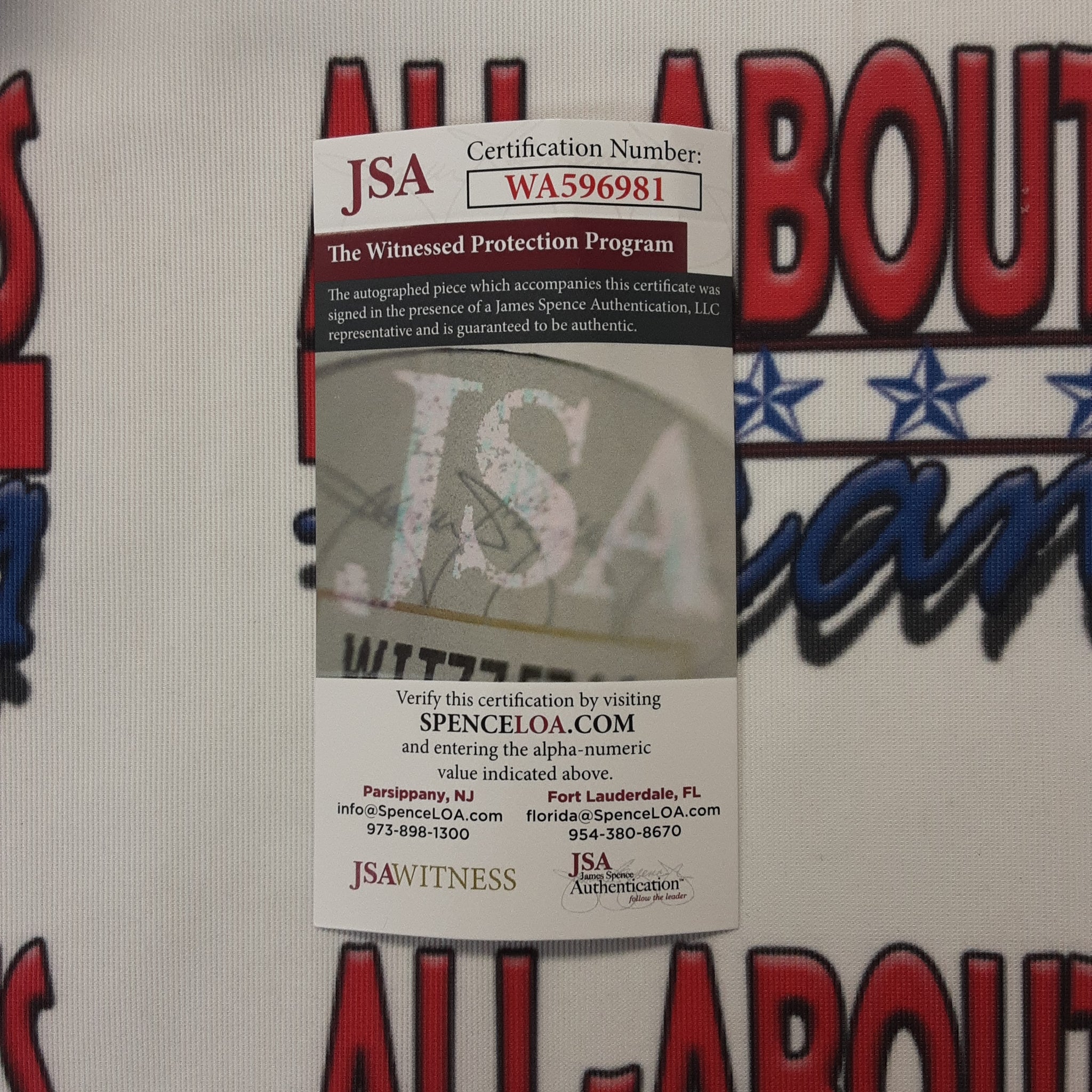 Tom Glavine Authentic Signed Pro Style Bat Autographed JSA-