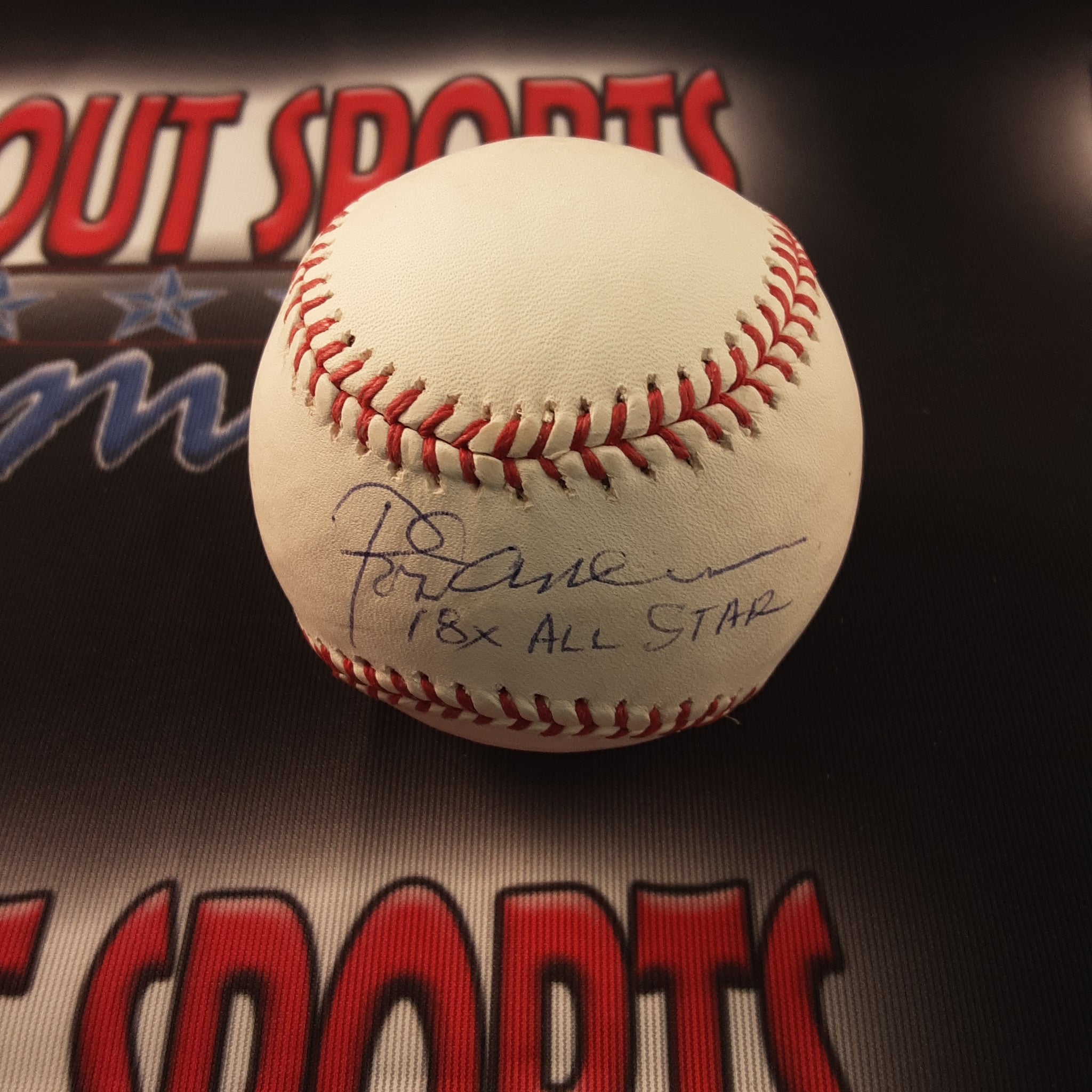 LENNY DYKSTRA Autographed Official National League Baseball