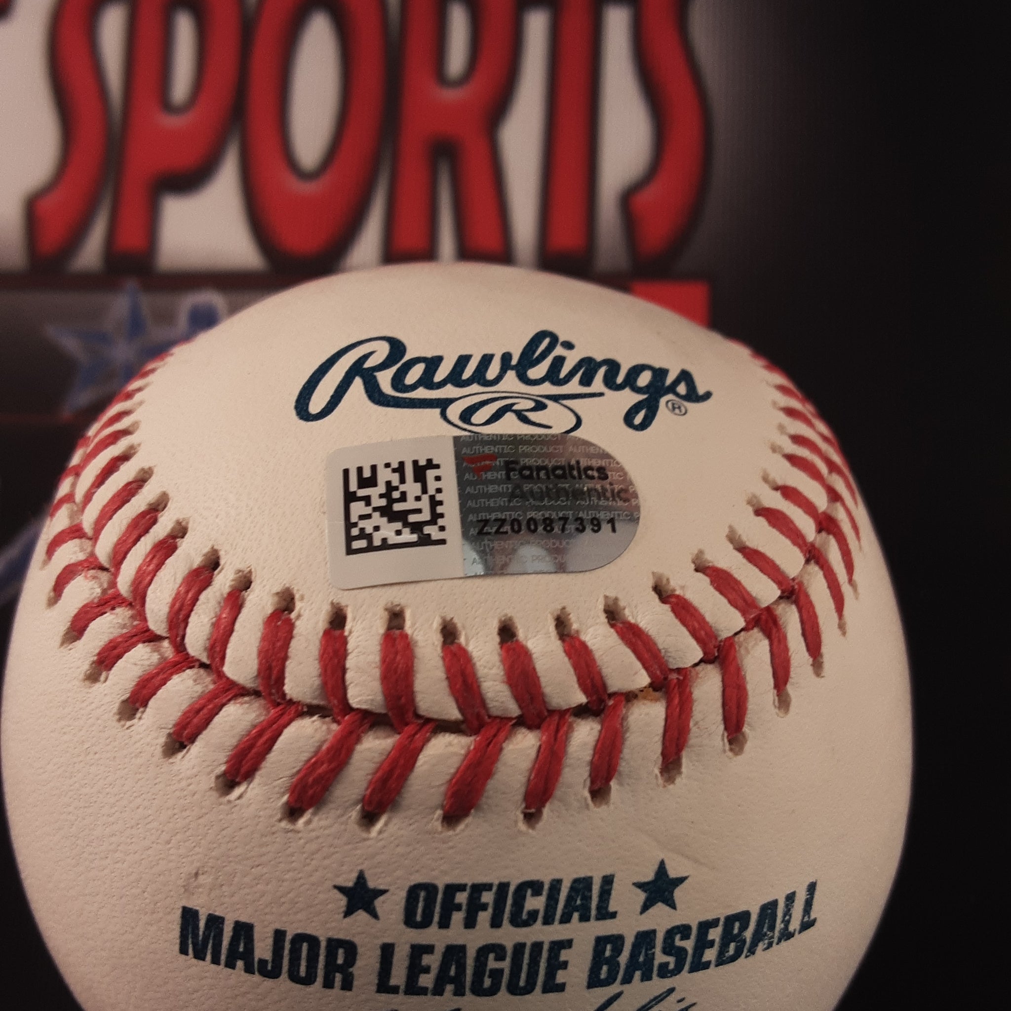 Orlando Cepeda Autographed Rawlings Baseball 