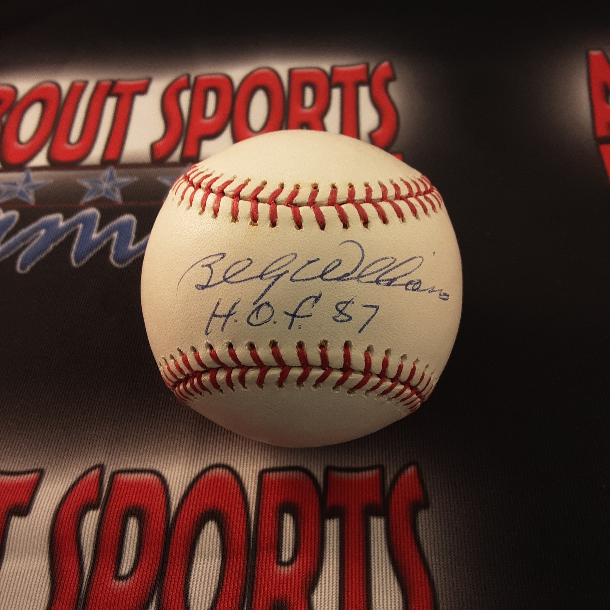 Billy Williams Authentic Signed Rawlings Baseball Autographed Fanatics