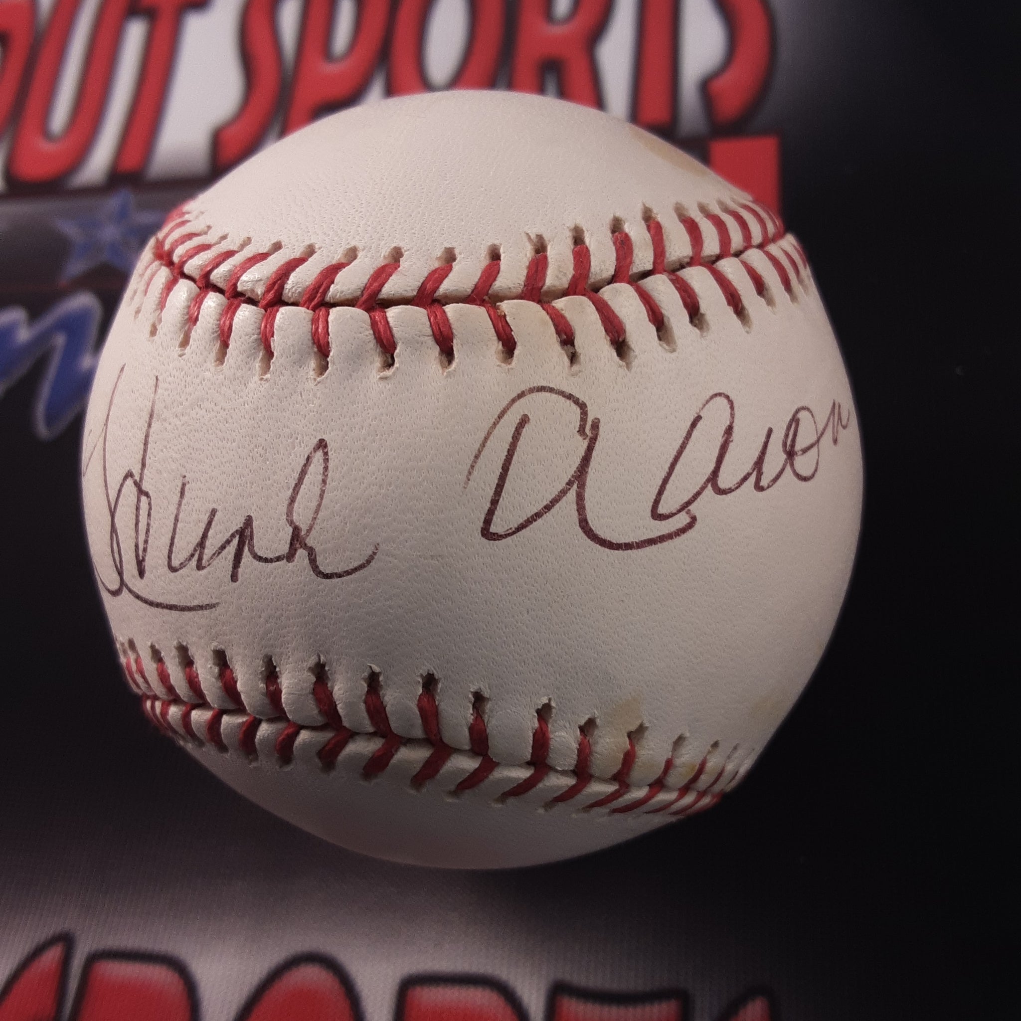 Hank Aaron Autographed Official NL Baseball Atlanta Braves PSA/DNA