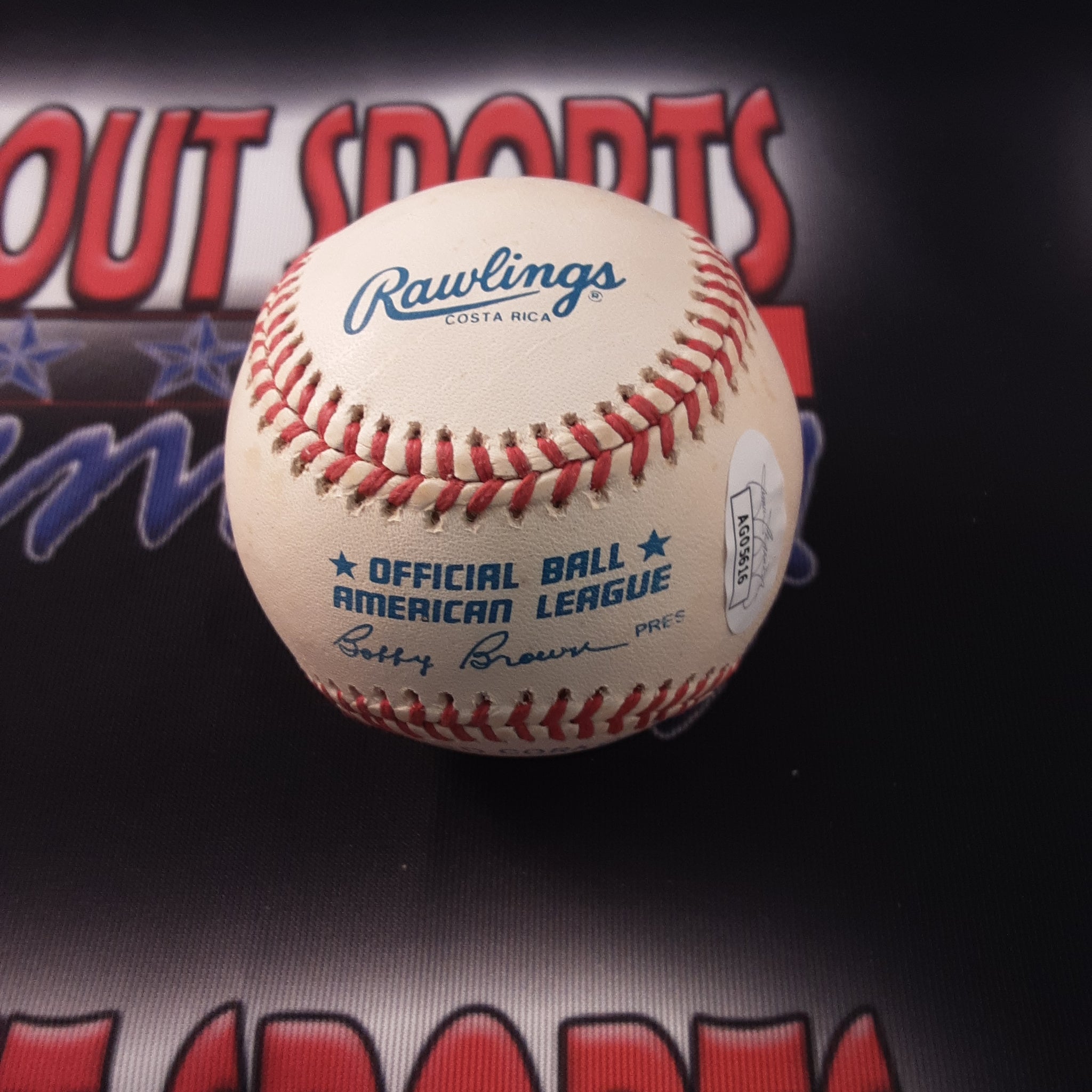 Tino Martinez Authentic Signed Baseball Autographed JSA.