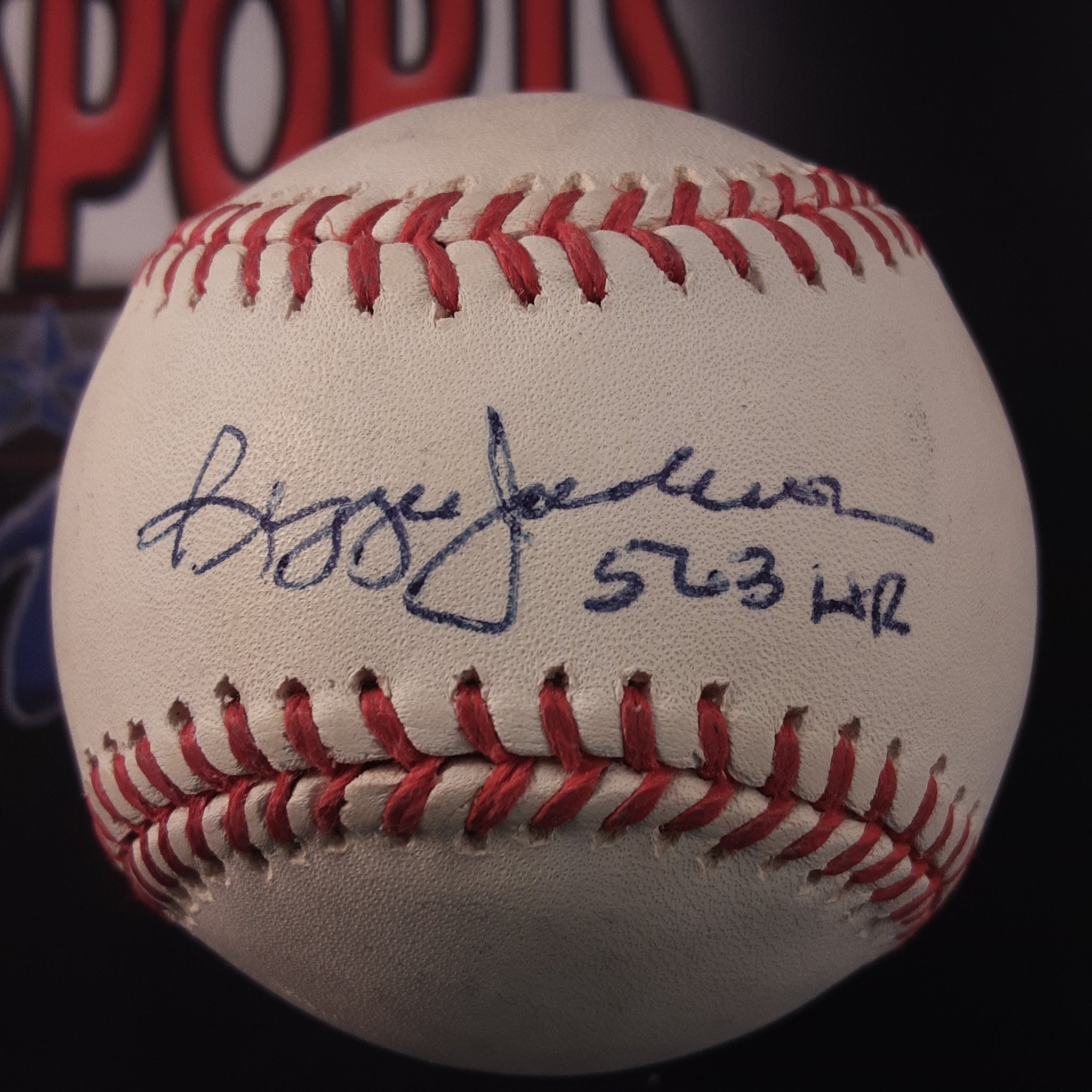 Reggie Jackson Authentic Signed Baseball Autographed PSA-