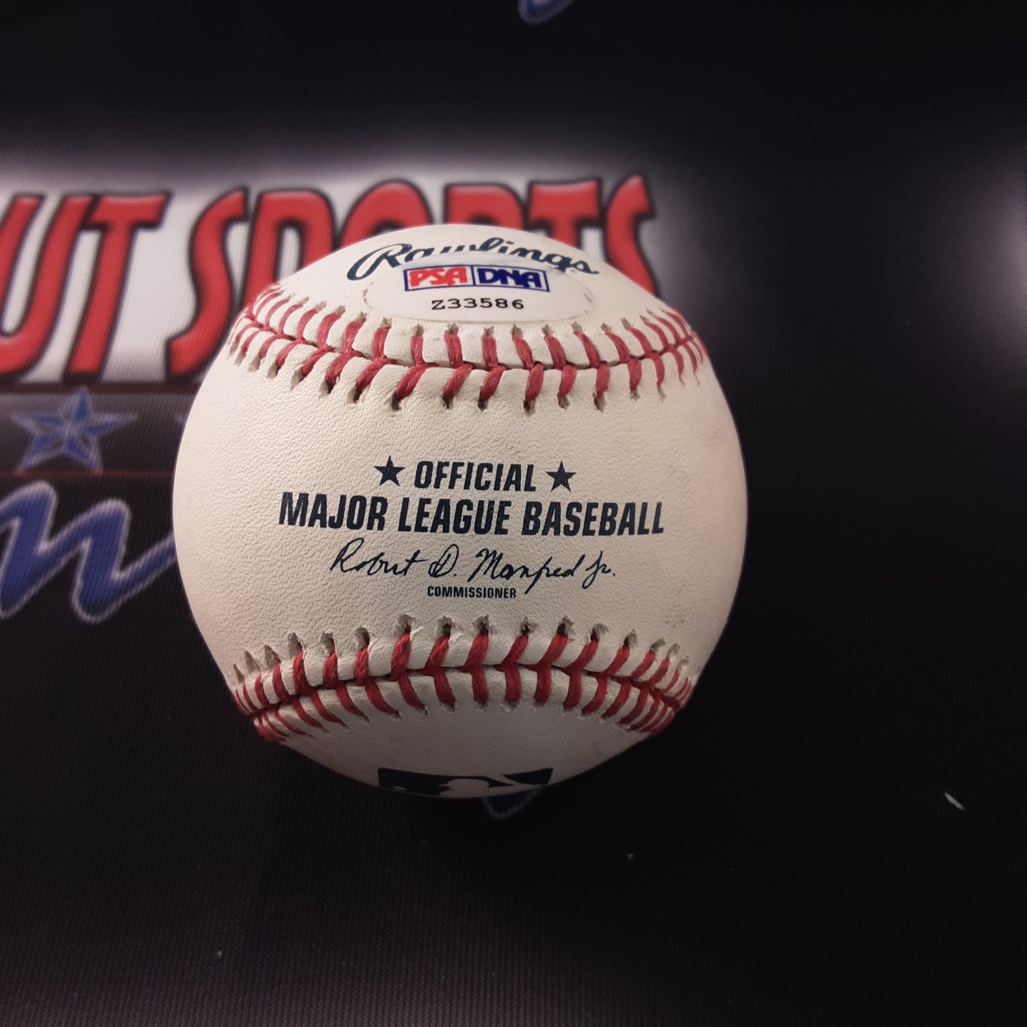 Reggie Jackson Authentic Signed Baseball Autographed PSA-