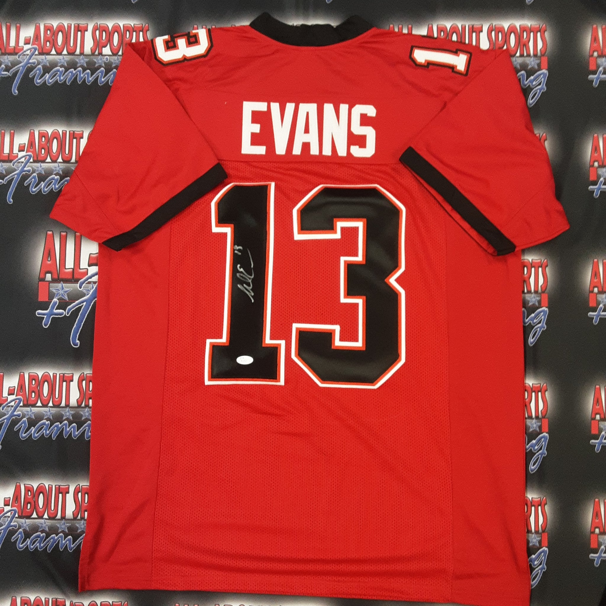 Mike Evans Authentic Signed Pro Style Jersey Autographed JSA