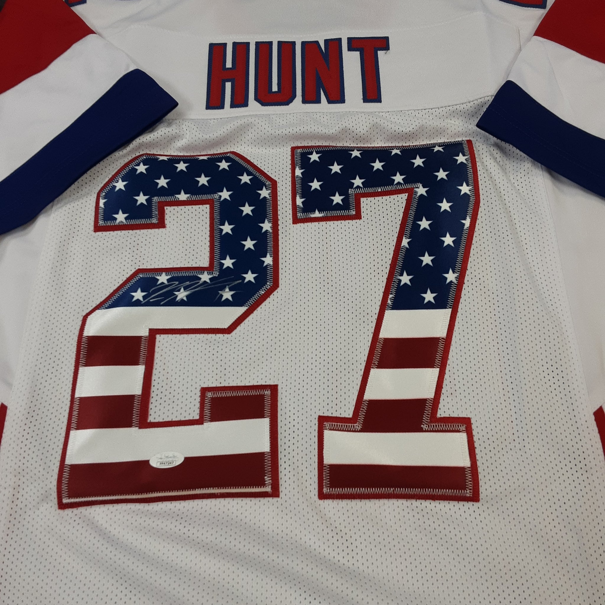 Kareem Hunt Authentic Signed Pro Style Jersey Autographed JSA-