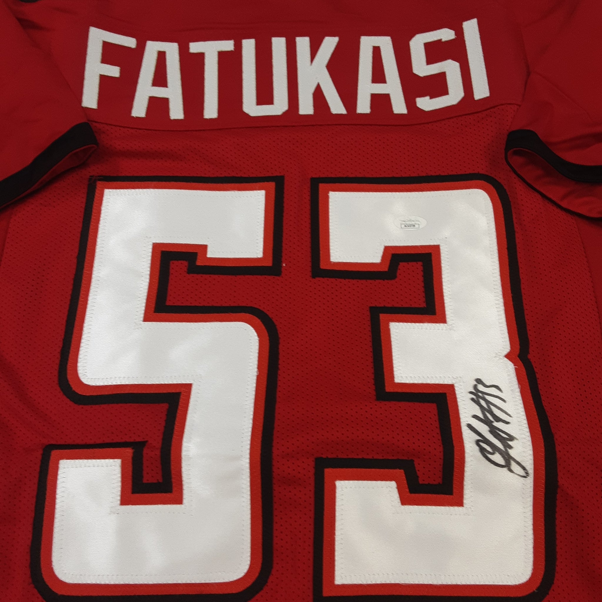 Olakunle Fatukasi Signed Pro Style Jersey Autographed JSA