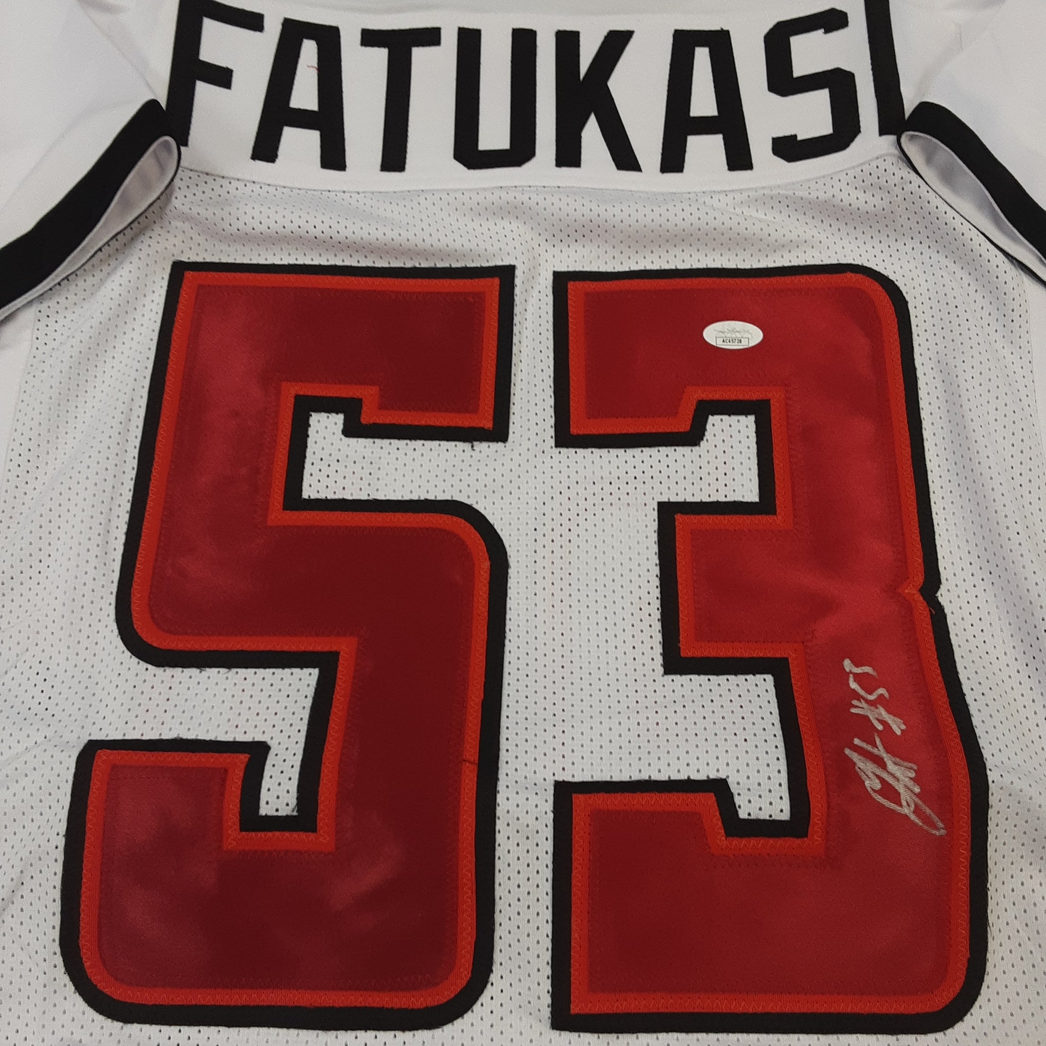 Olakunle Fatukasi Signed Pro Style Jersey Autographed JSA