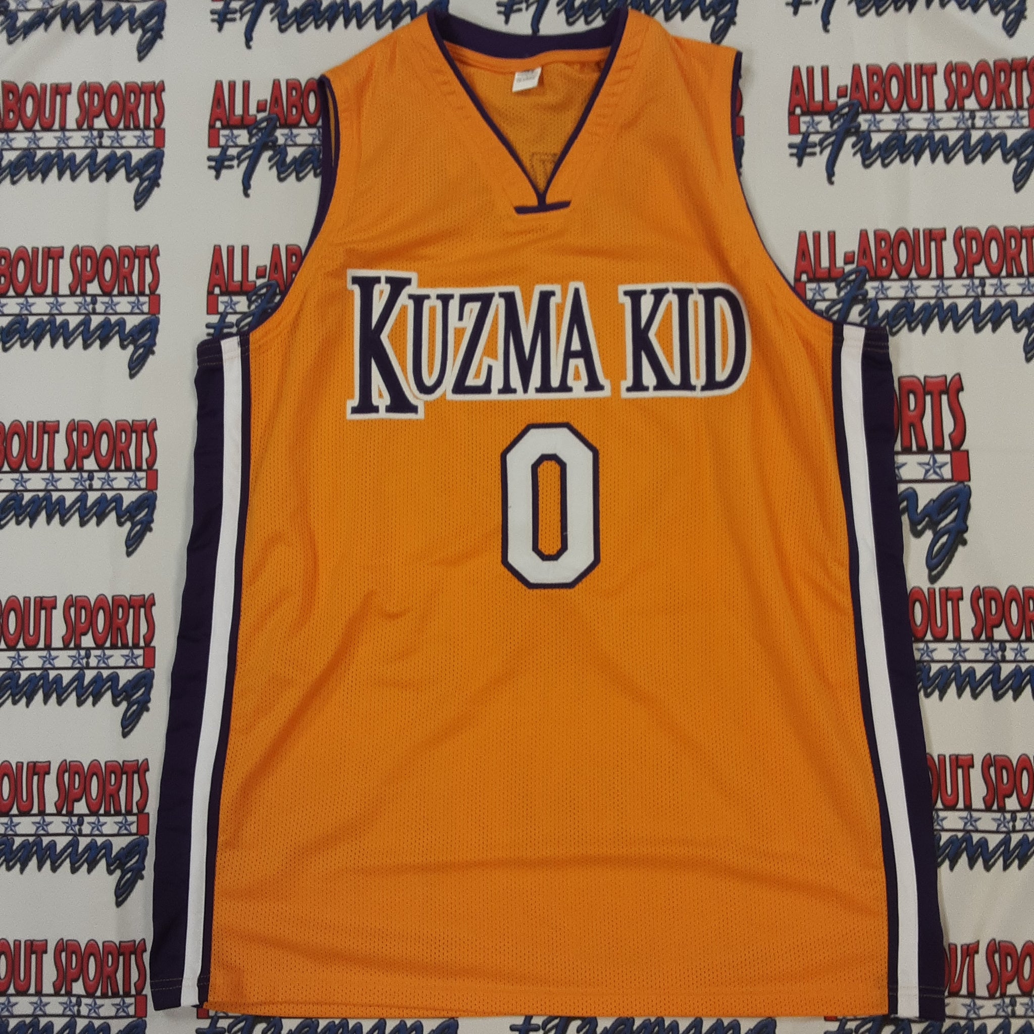 Kyle Kuzma Authentic Signed Pro Style Jersey Autographed Beckett-