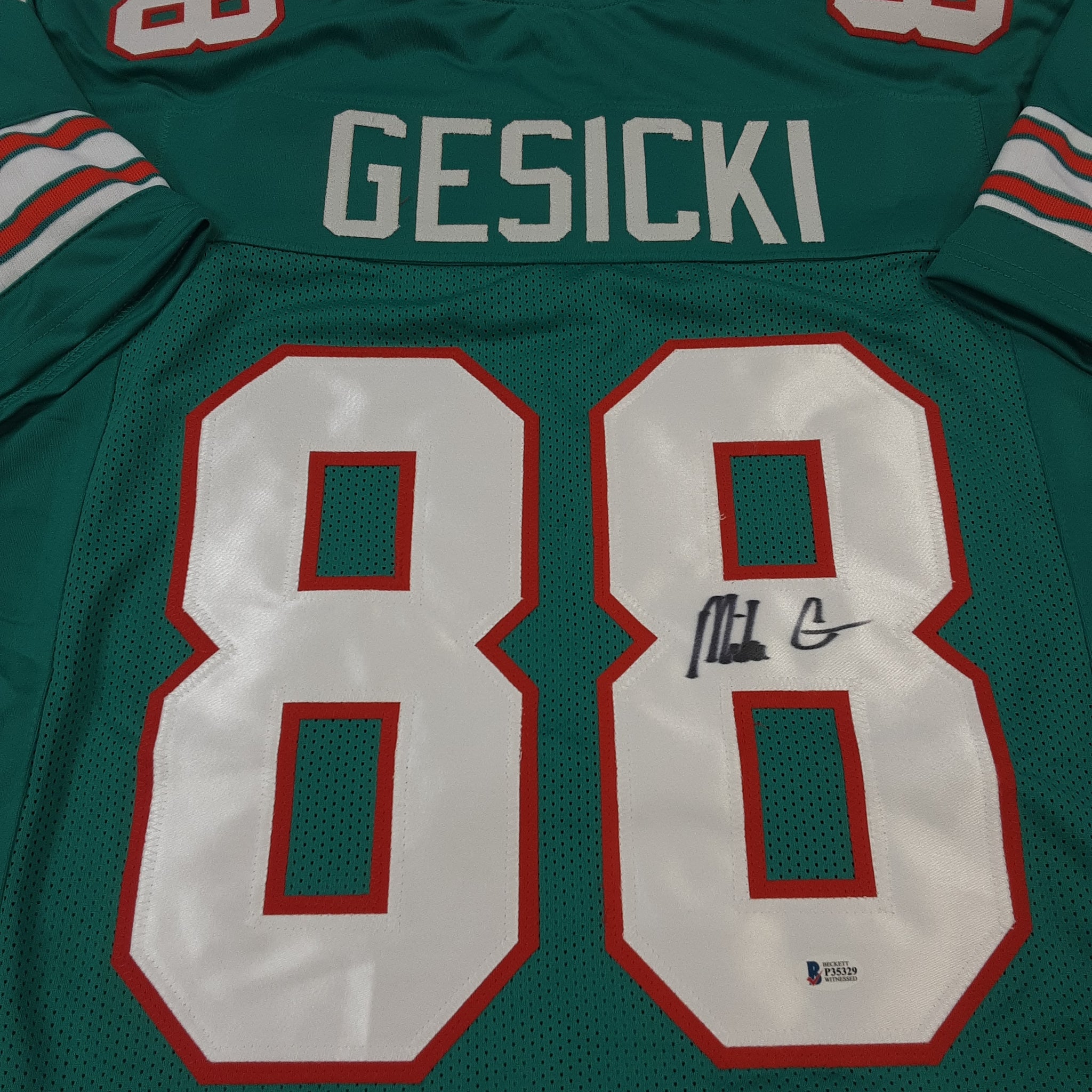 Mike Gesicki Authentic Signed Pro Style Jersey Autographed Beckett-