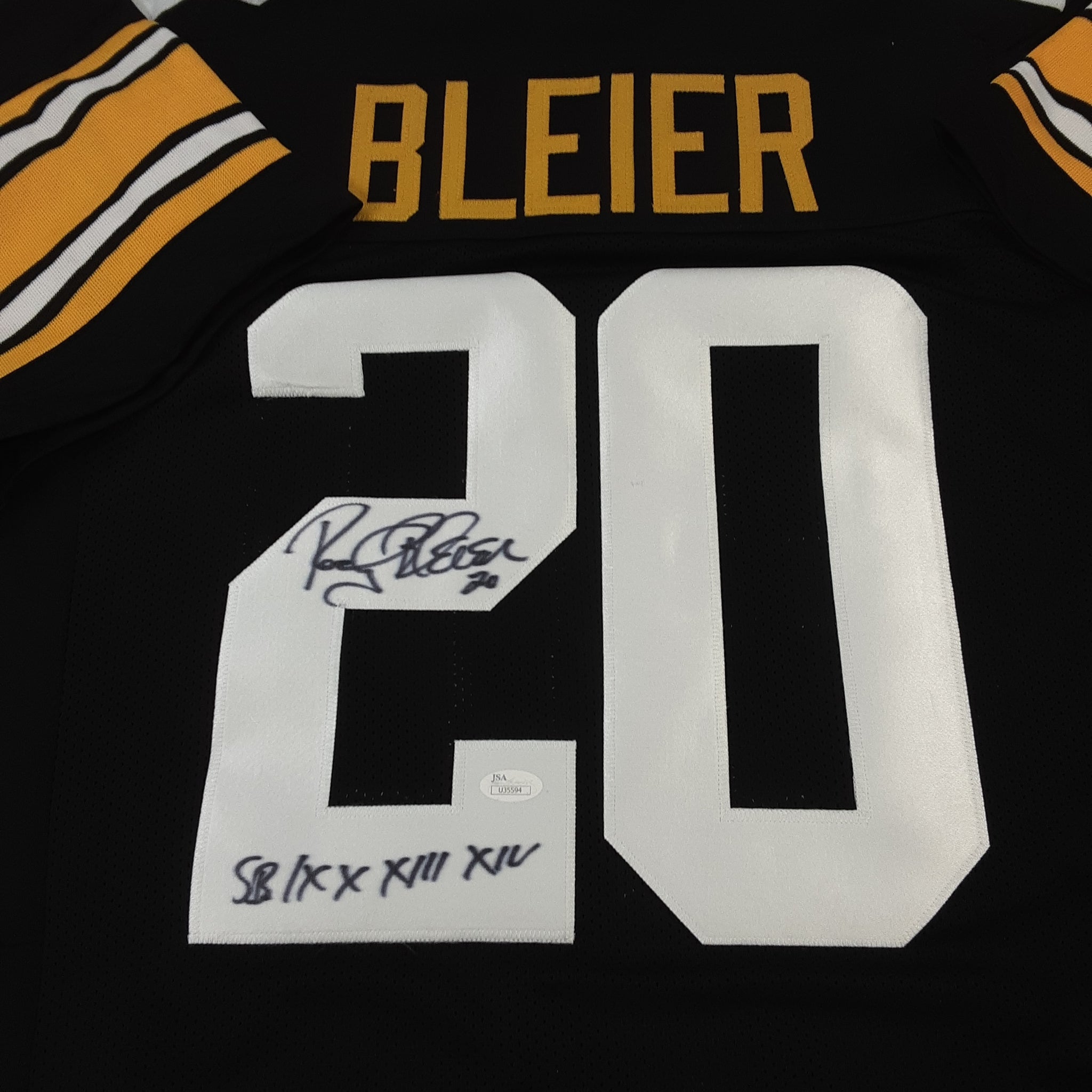 Rocky Bleier Authentic Signed Pro Style Jersey Autographed JSA