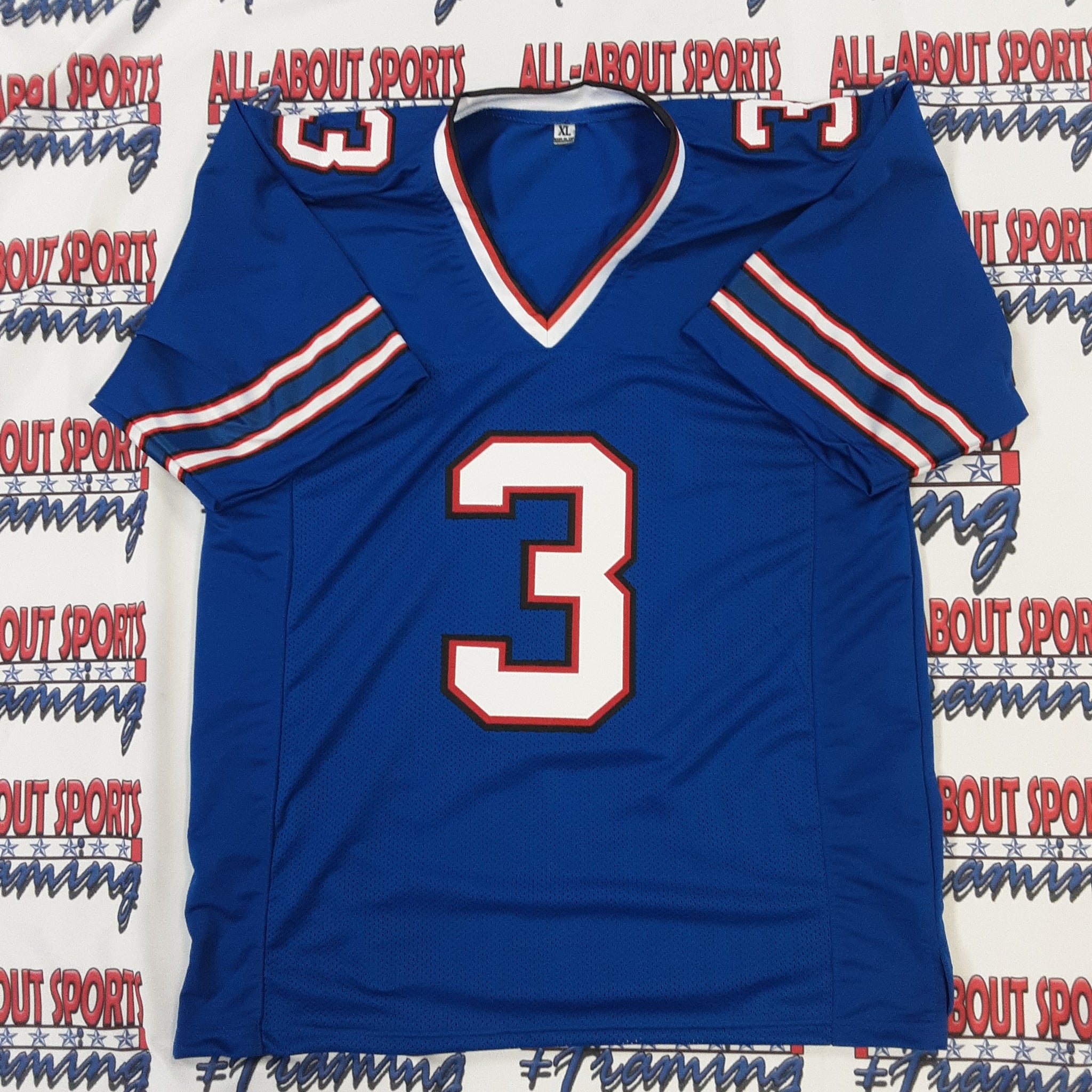 Autographed/Signed Damar Hamlin Buffalo White Football Jersey