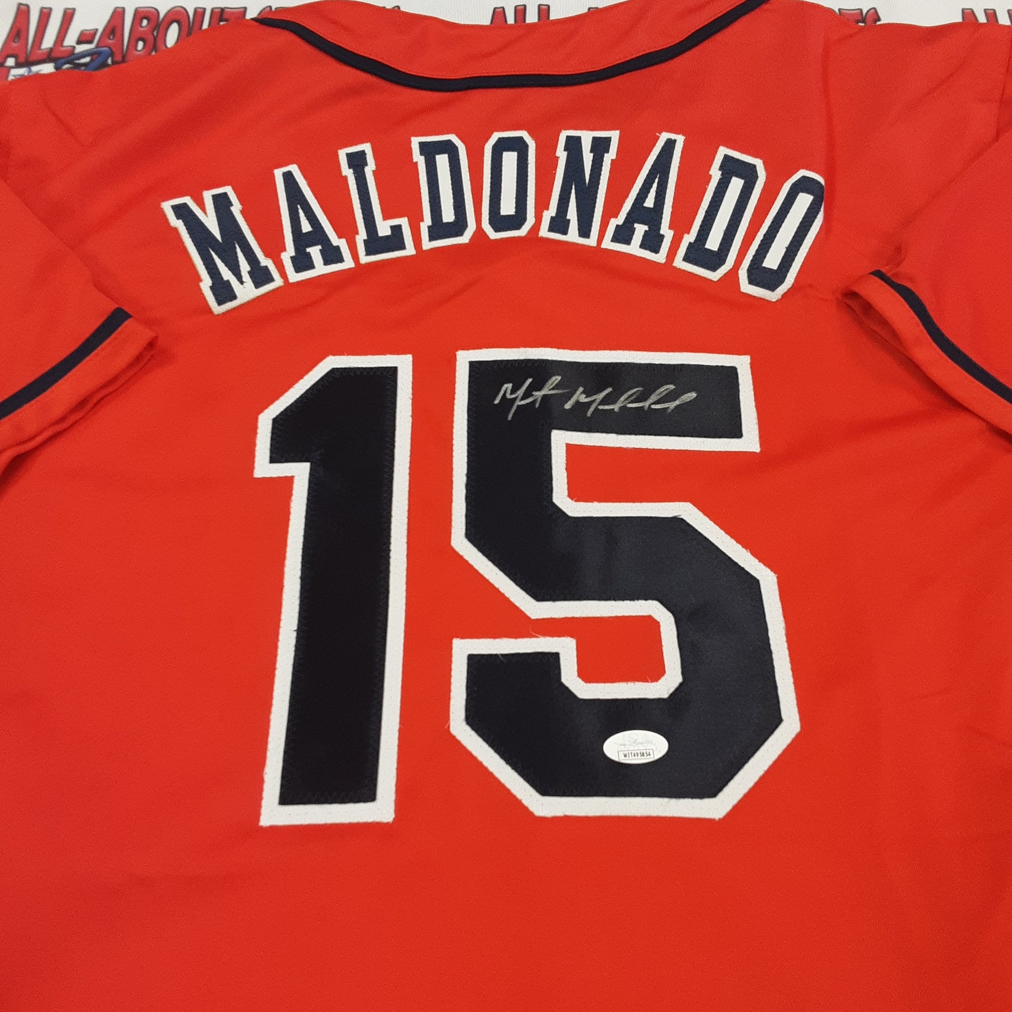 Martin Maldonado Authentic Signed Pro Style Jersey Autographed JSA