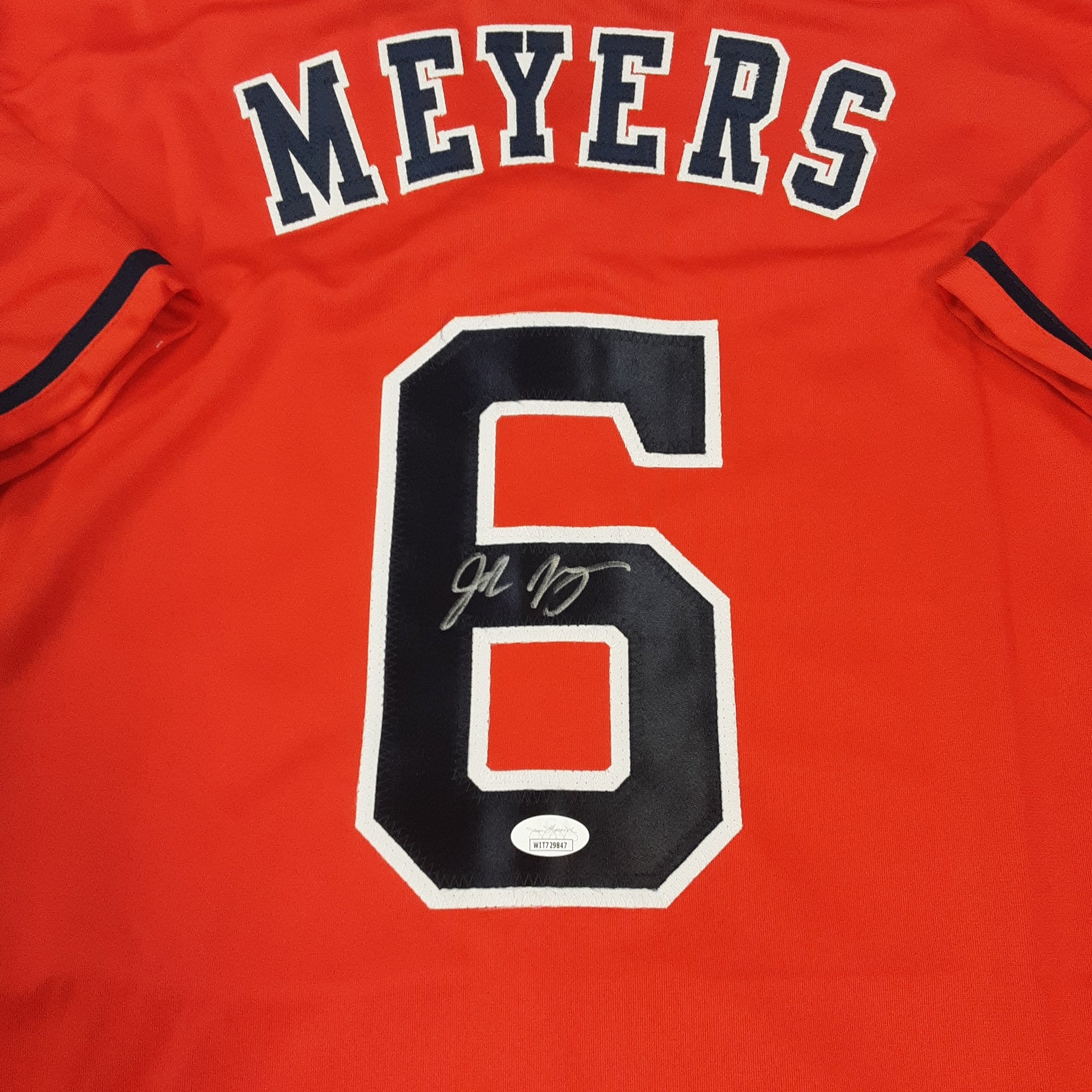Jake Meyers Authentic Signed Pro Style Jersey Autographed JSA R1