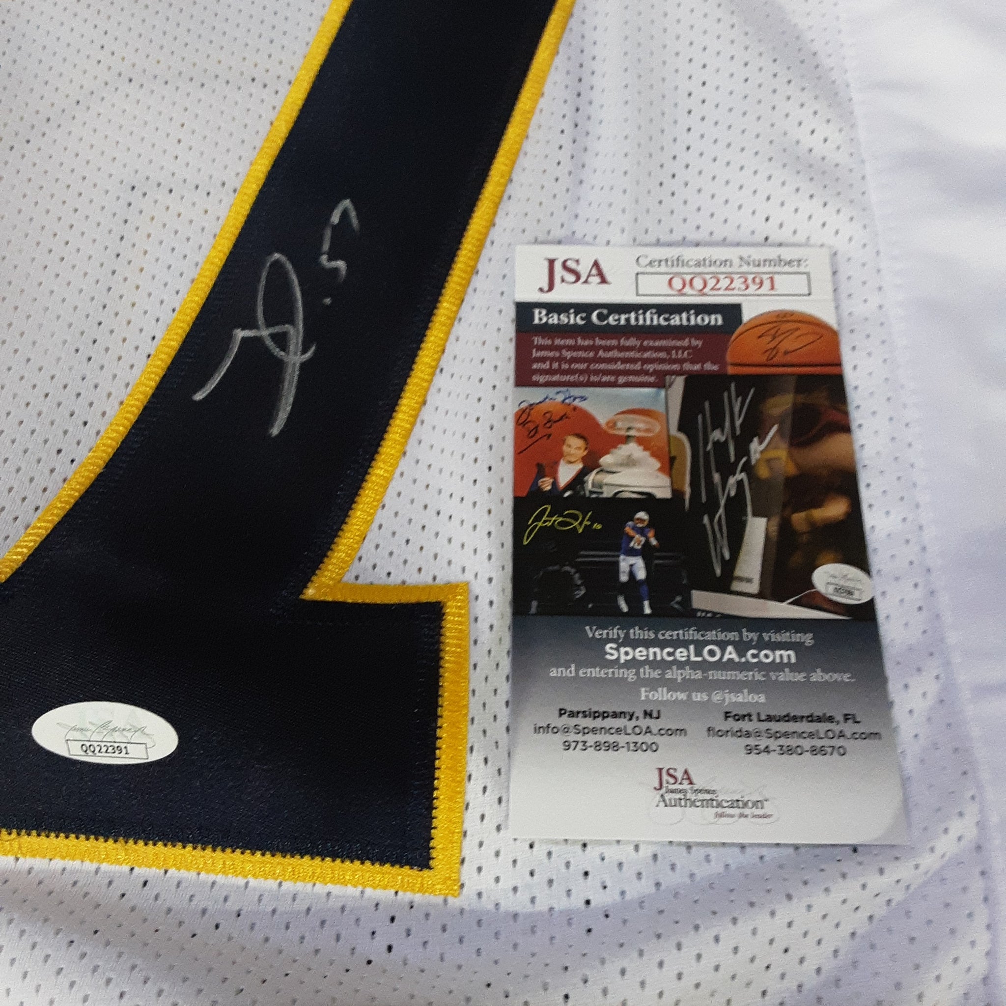 Frank Clark Authentic Signed Pro Style Jersey Autographed JSA R1