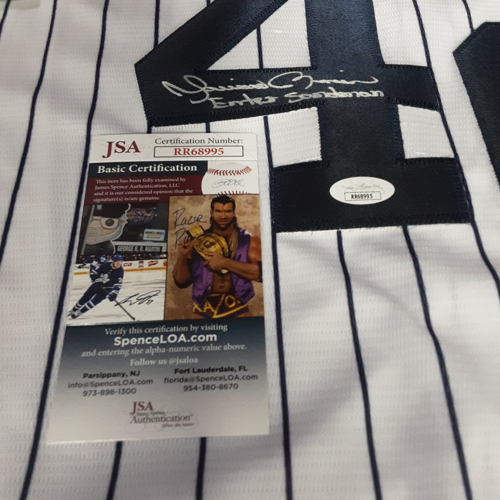 Mariano Rivera Authentic Signed Pro Style Jersey Autographed w/Inscription JSA