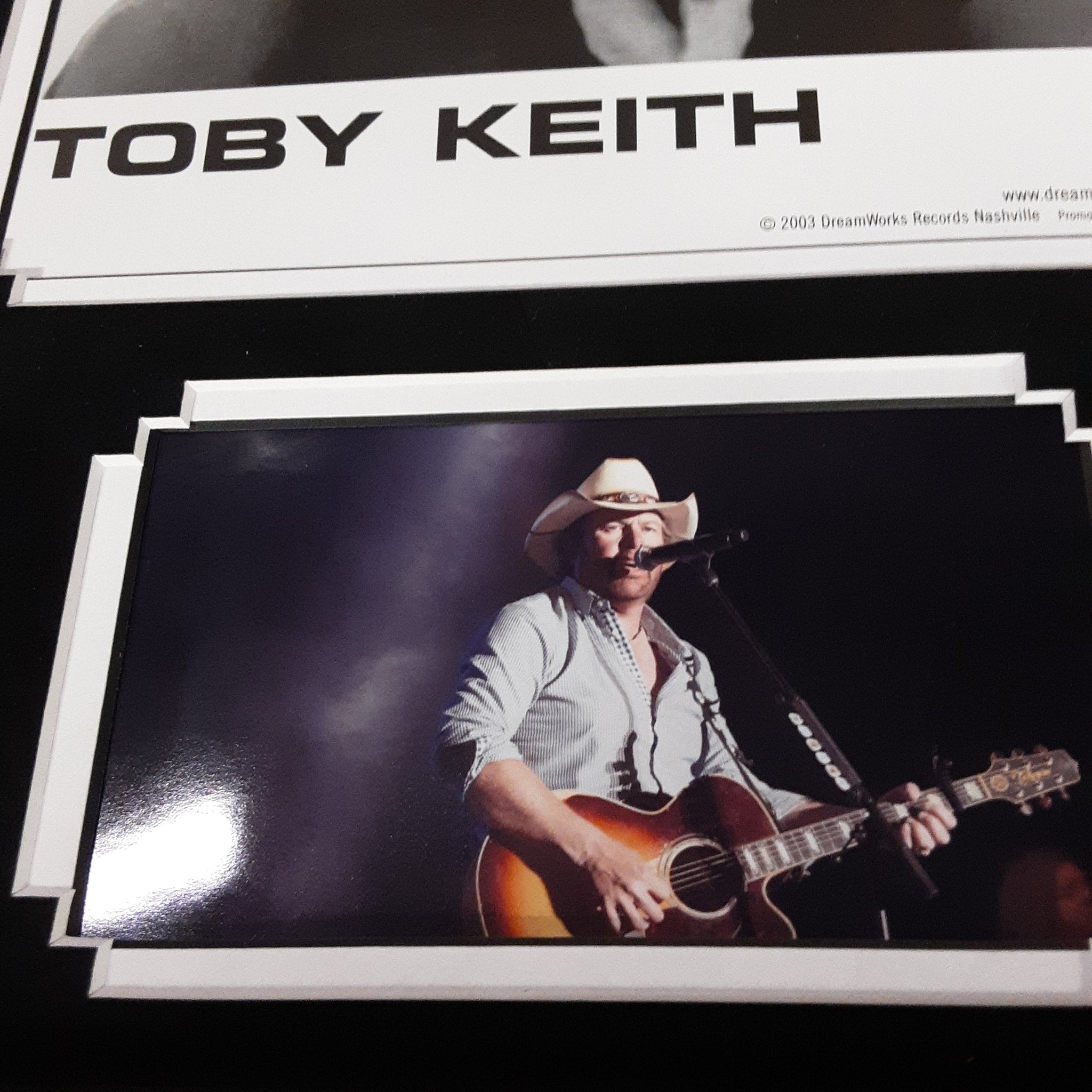 Toby Keith Authentic Signed Photo Framed 12x18 Collage Autographed JSA