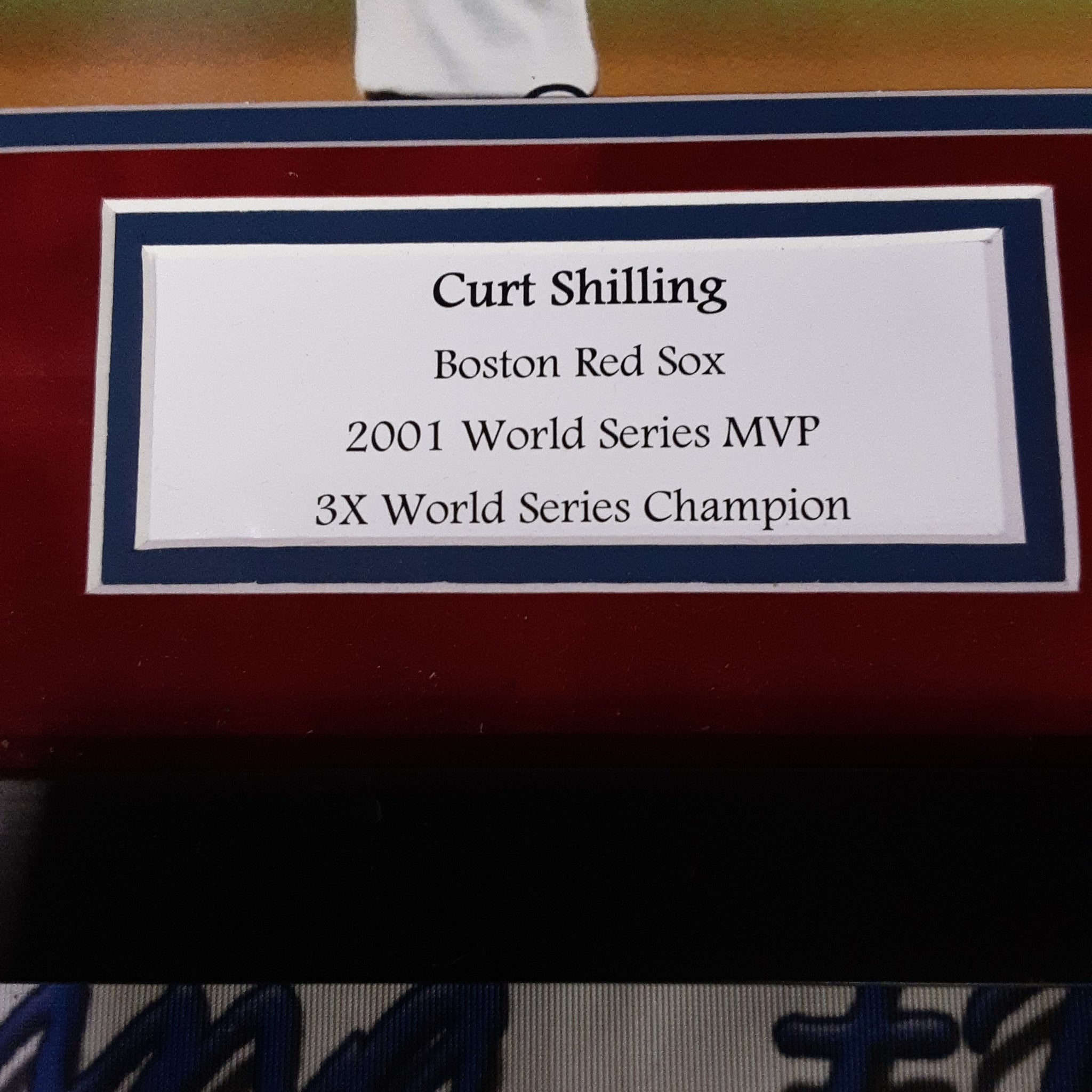 Curt Shilling Authentic Signed Framed 16x20 Photo Autographed JSA-