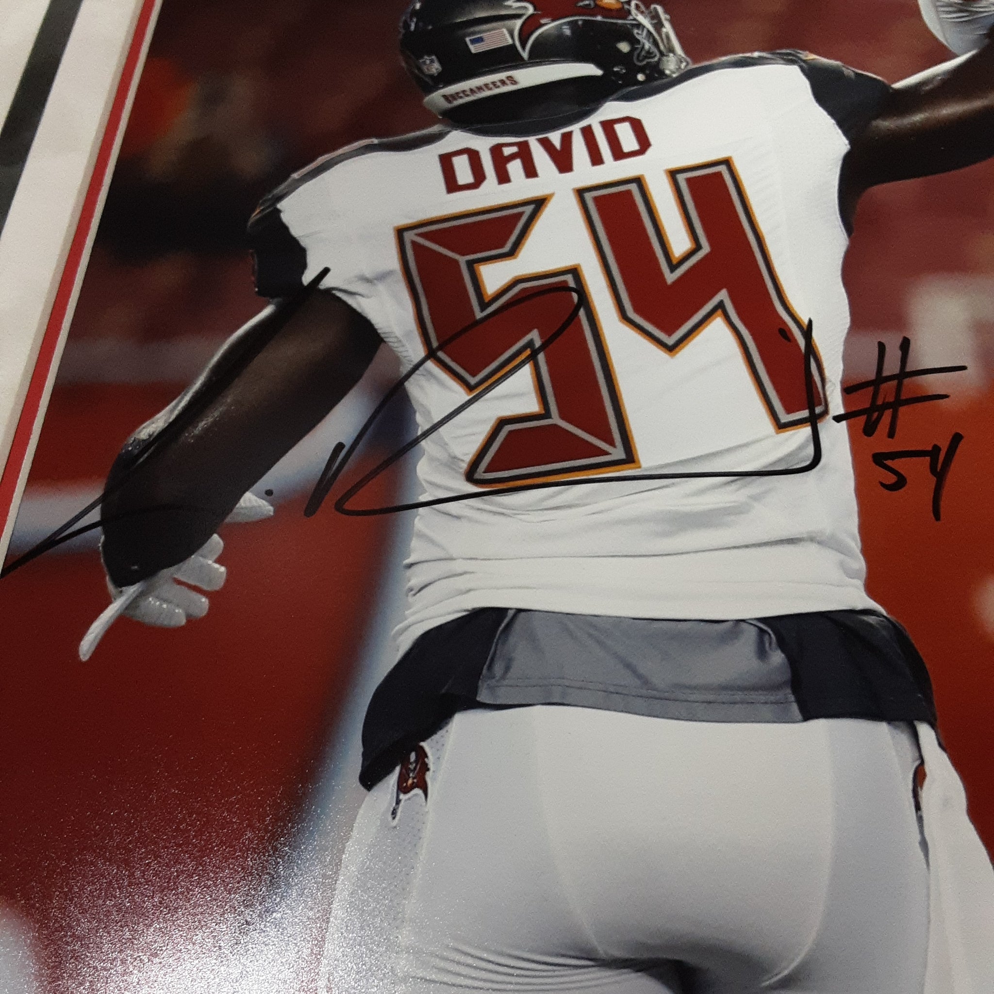 Kwon Alexander and Lavonte David Authentic Signed Framed 16x20 Photo Autographed JSA-