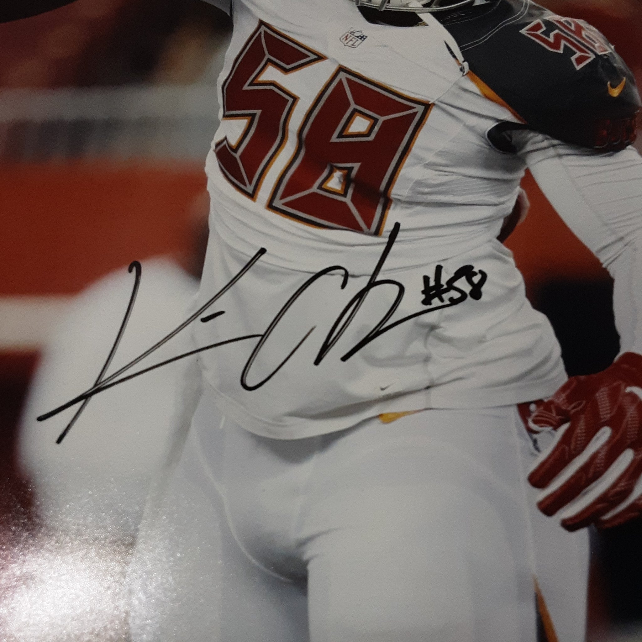 Kwon Alexander and Lavonte David Authentic Signed Framed 16x20 Photo Autographed JSA-