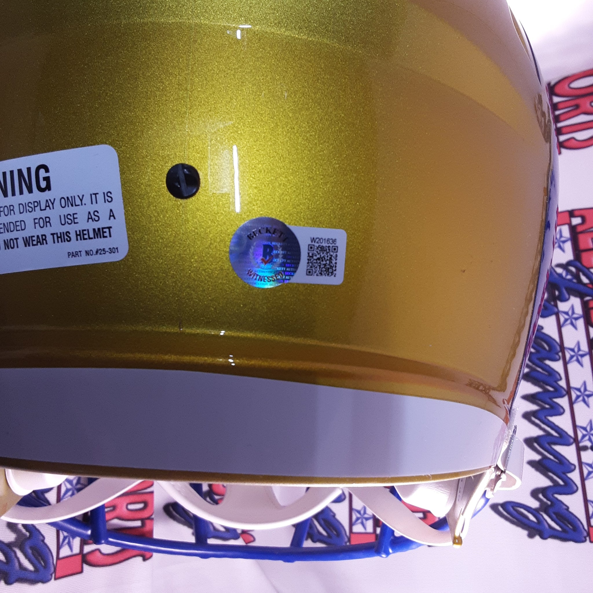 Odell Beckham Jr. Signed Autographed Full-size Replica Helmet Beckett-