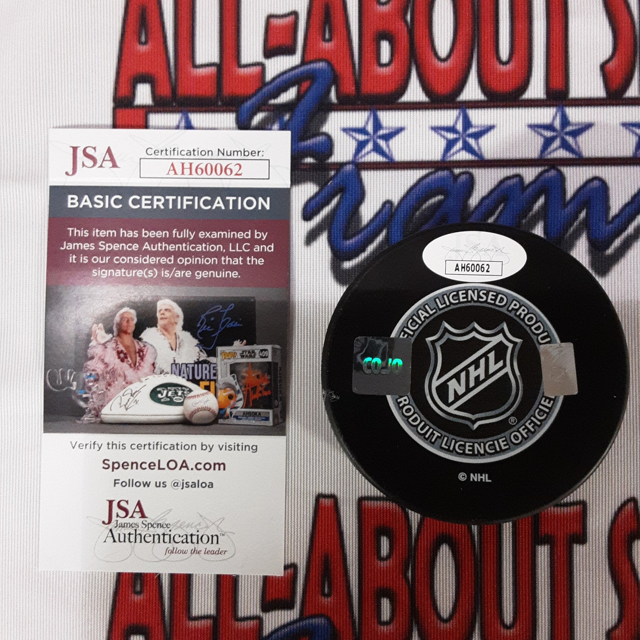 Willie O'Ree Authentic Signed Hockey Puck Autographed JSA