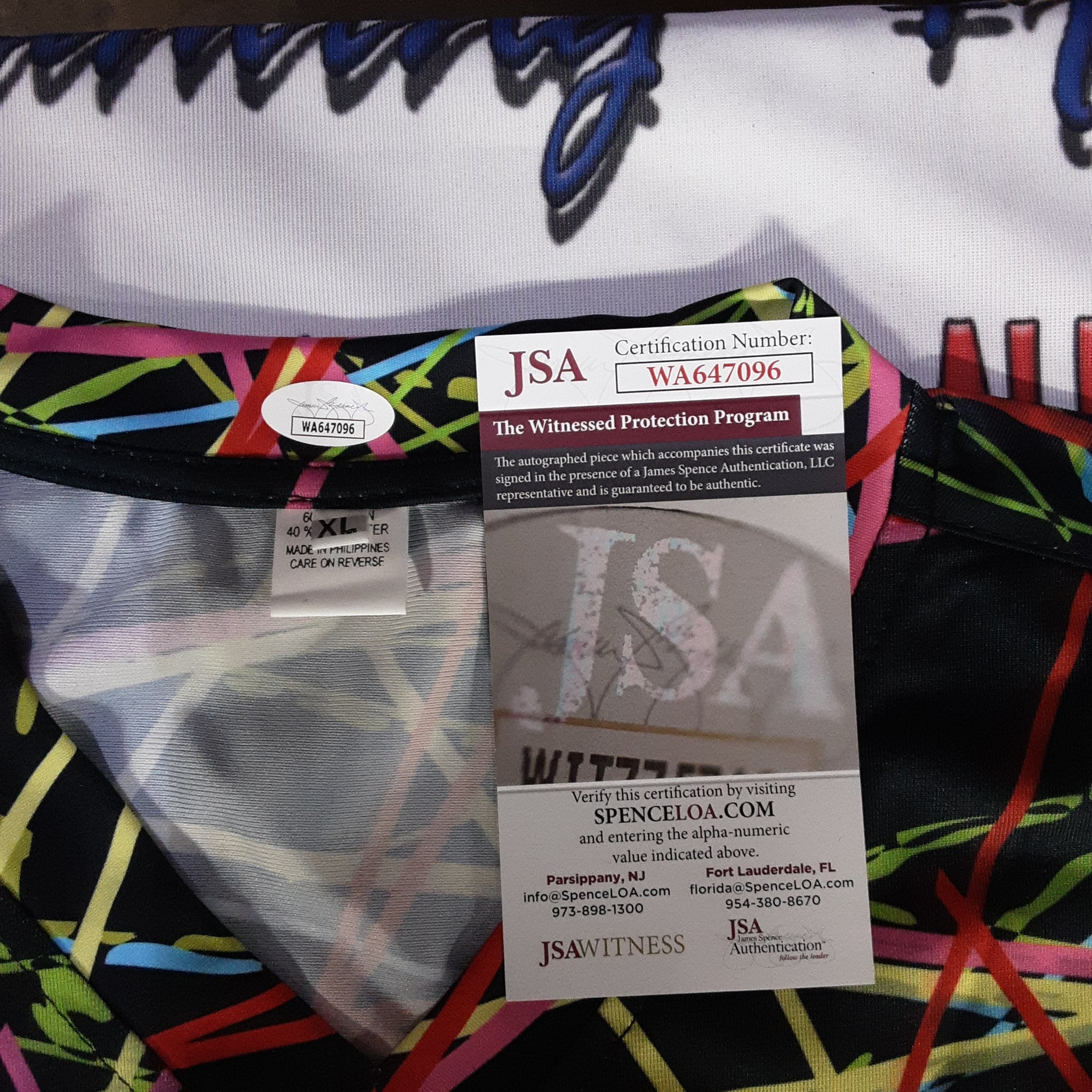 Nasty Boys Brian Knobbs and Jerry Sags Autographed Signed Jersey JSA R1