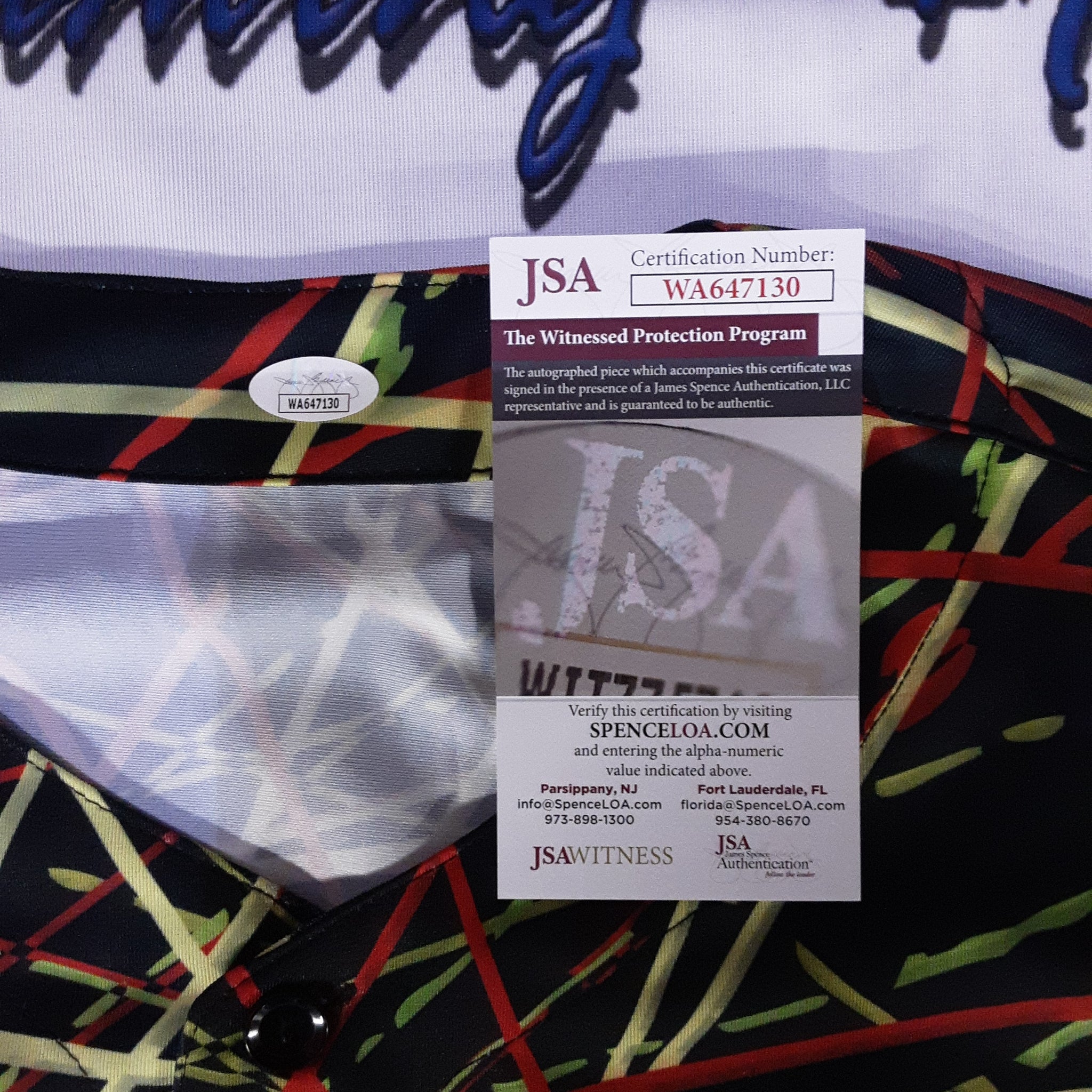 Nasty Boys Brian Knobbs and Jerry Sags Autographed Signed Jersey JSA R1