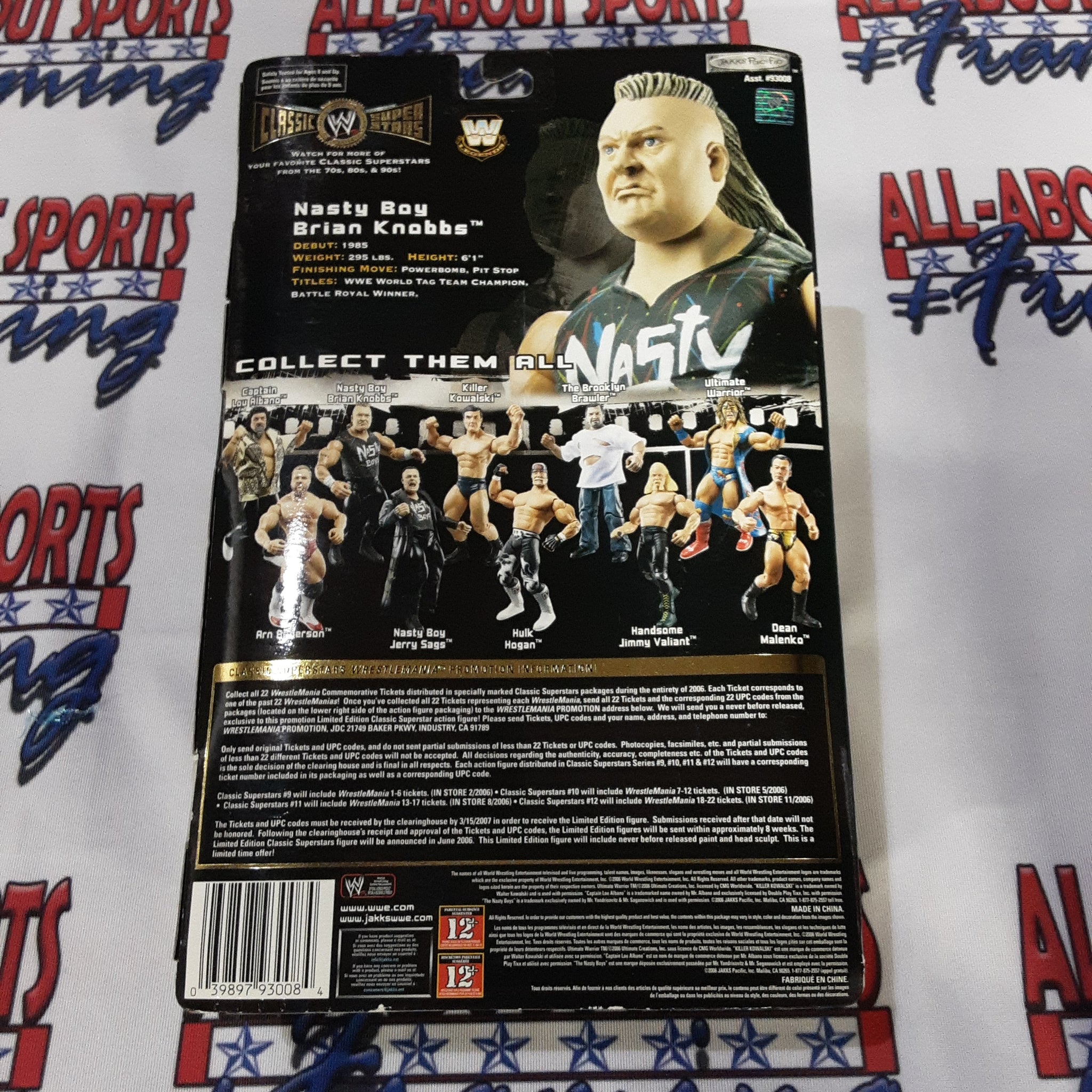 Brian Knobbs and Jerry Sags Autographed Signed WWE Authentic Signed Pop Figure Set JSA-