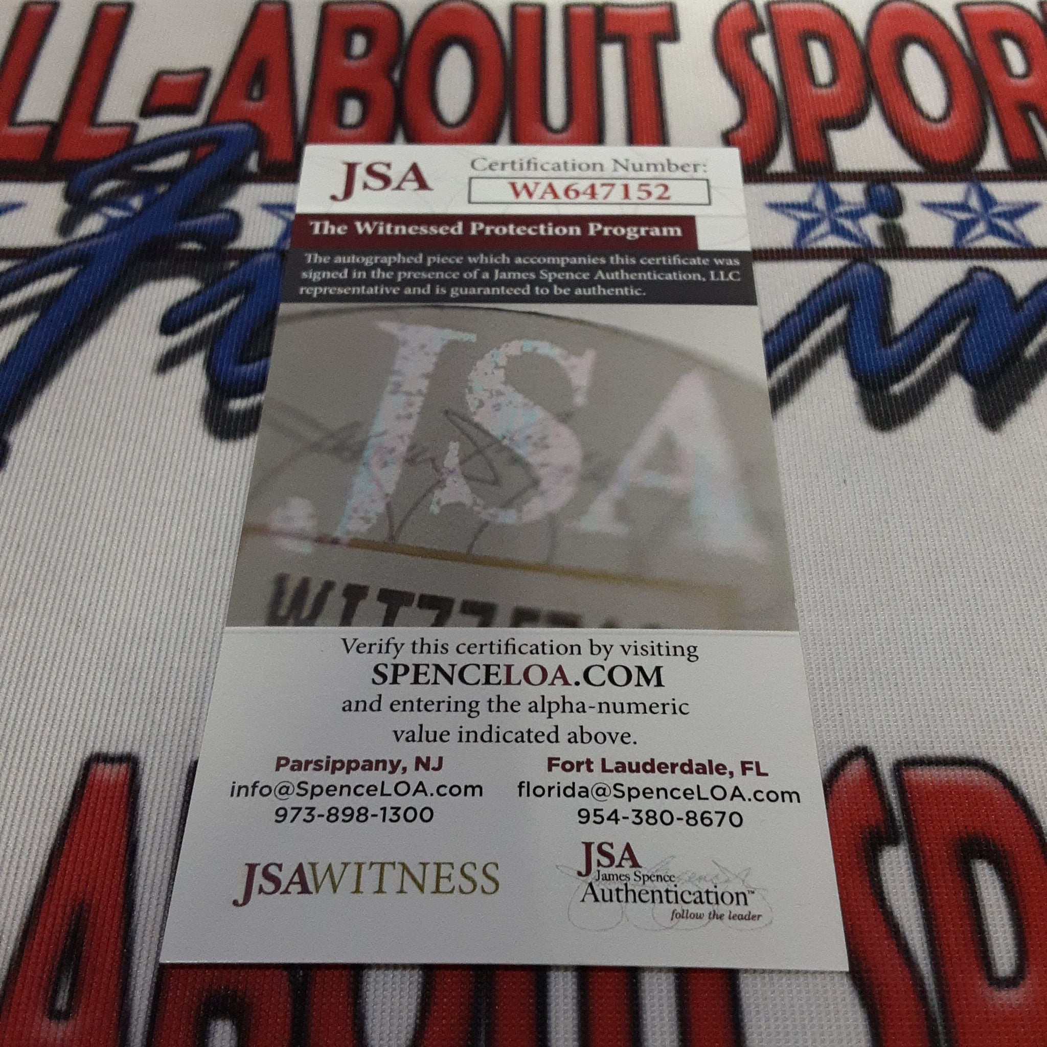 Nasty Boys Brian Knobbs and Jerry Sags Autographed Signed Sunglasses JSA-