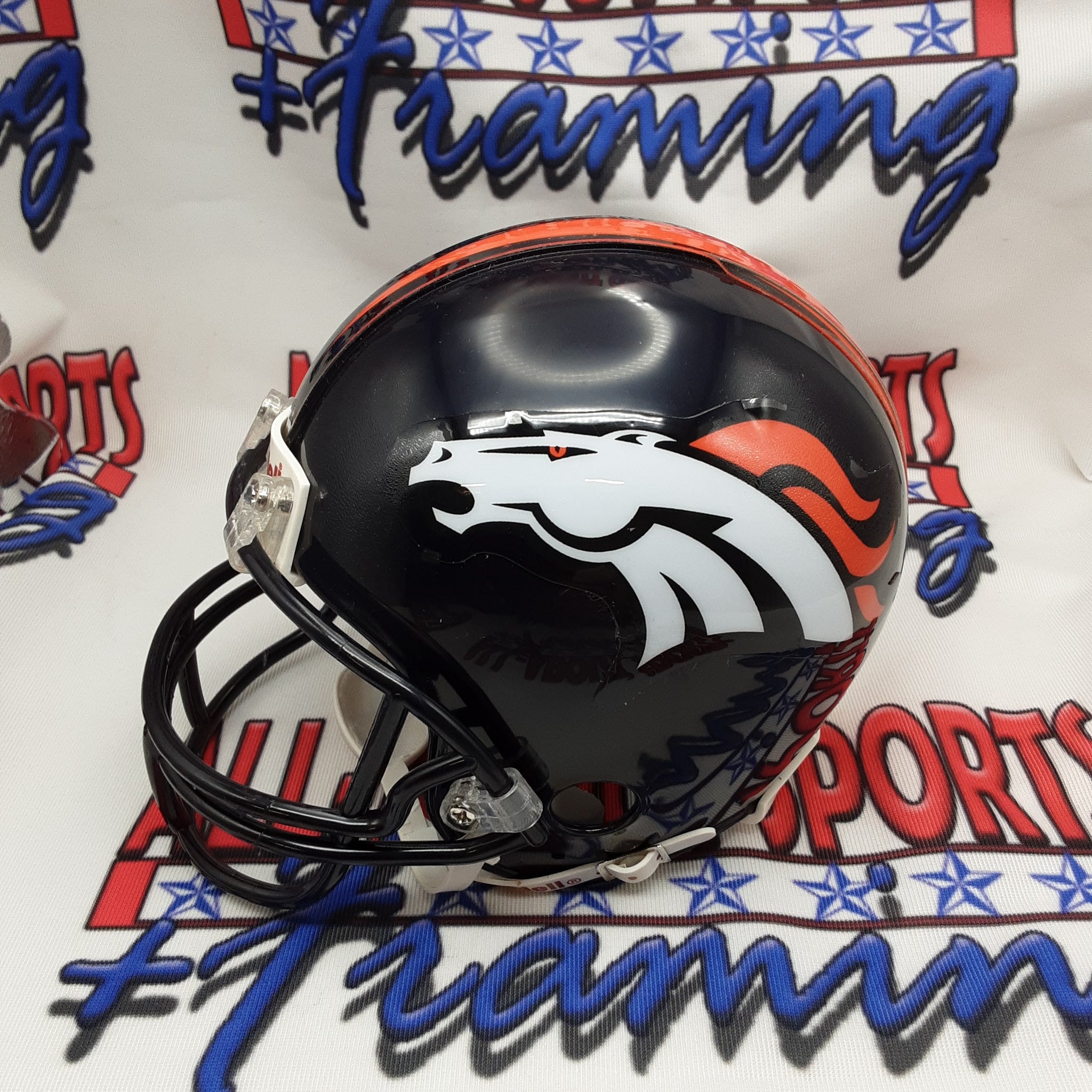 Peyton Manning Authentic Signed Autographed Mini Helmet JSA and Steiner