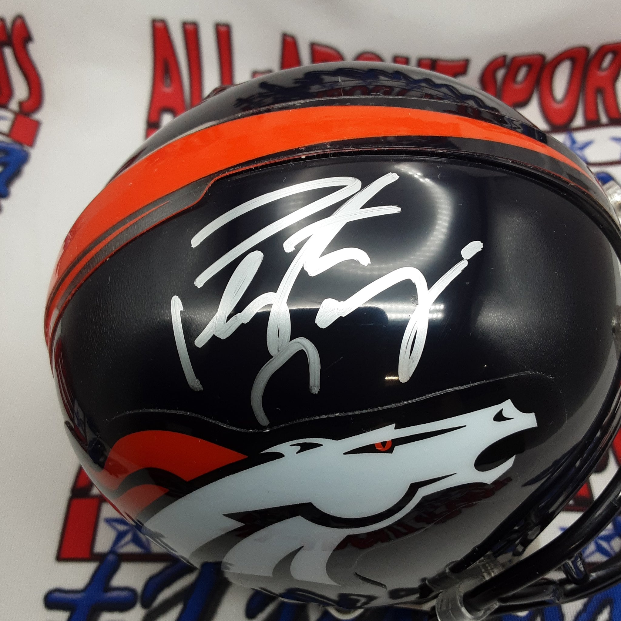 Peyton Manning Authentic Signed Autographed Mini Helmet JSA and Steiner