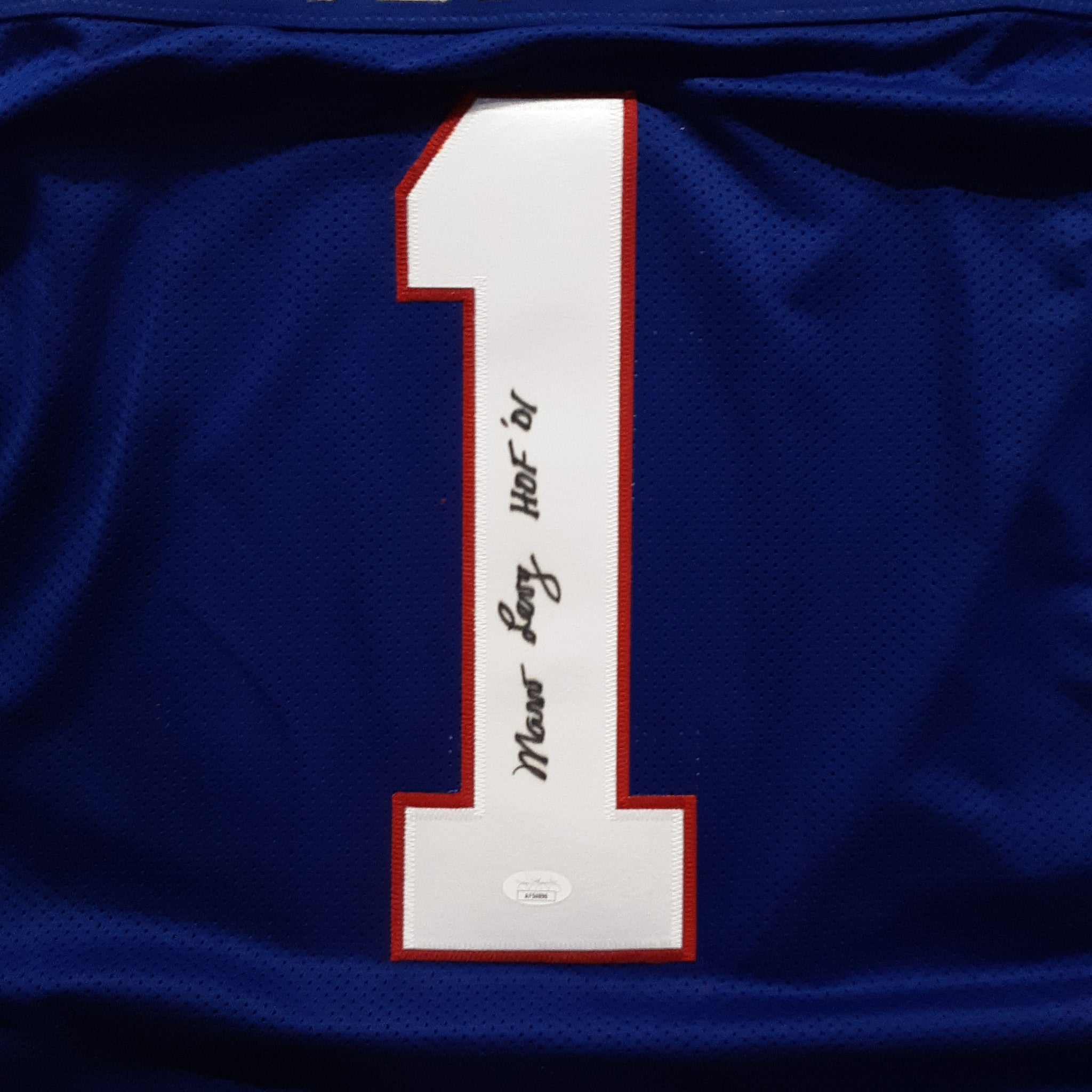 Marv Levy Authentic Signed Pro Style Jersey Autographed JSA-