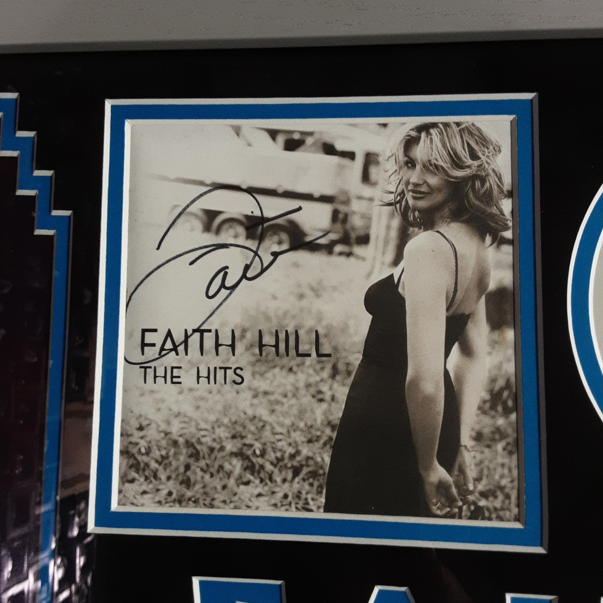 Faith Hill Authentic Signed Photo Framed 16x20 Collage Autographed PSA/DNA-
