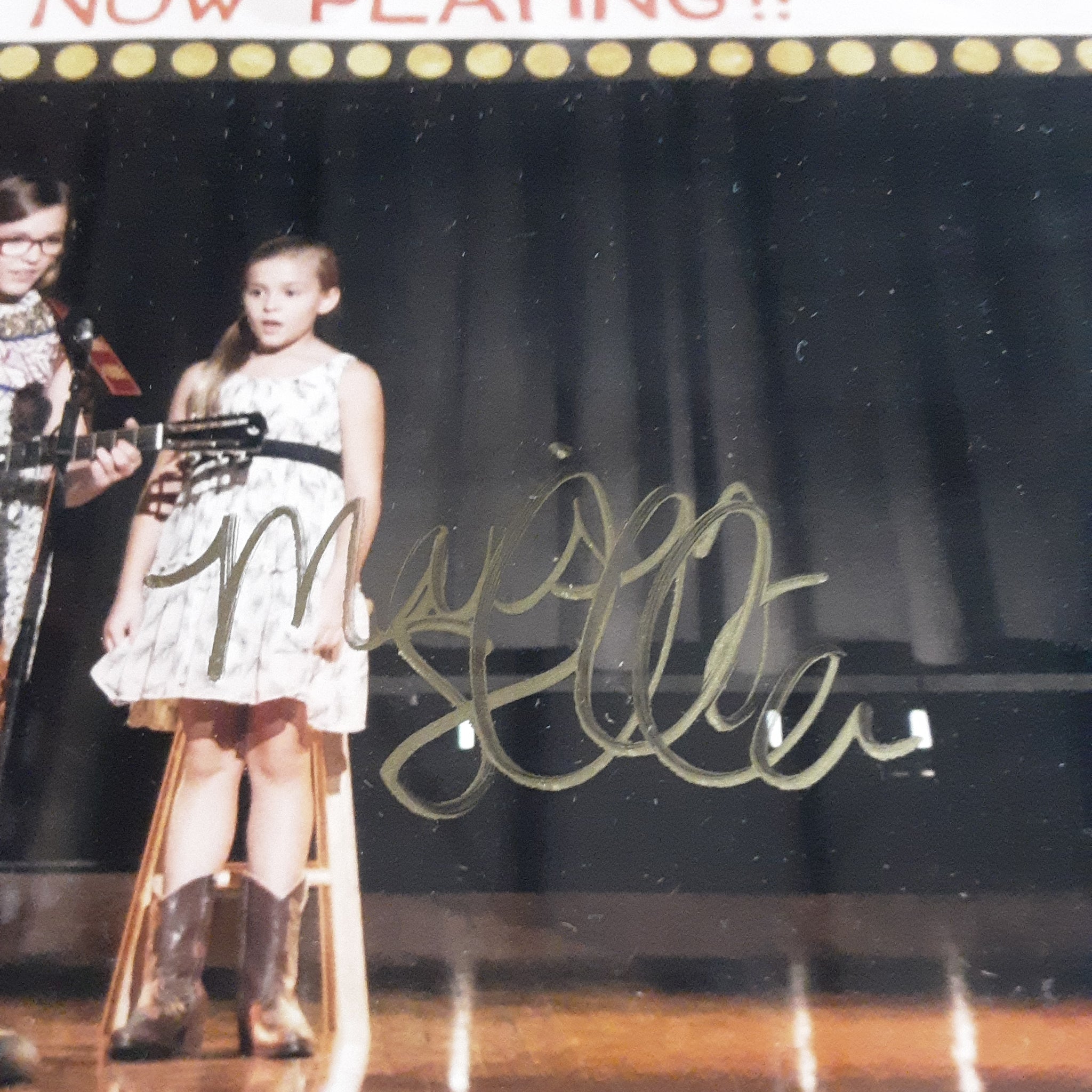 Lennon and Maise Stella Authentic Signed Photo Framed 8x10 Collage Autographed JSA-