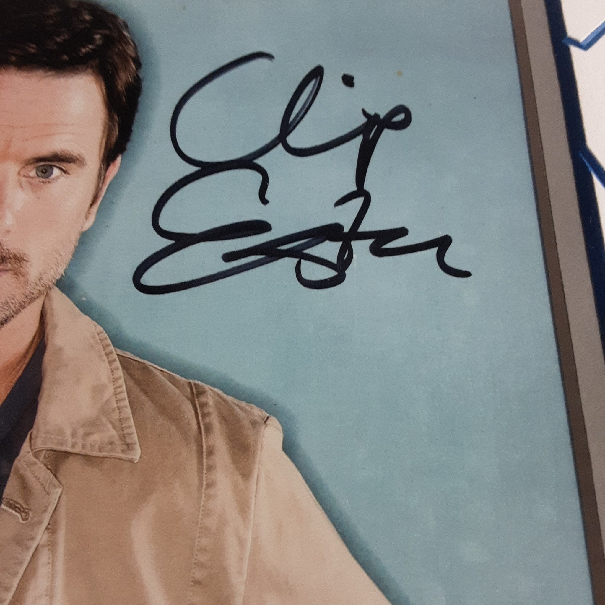 Chip Esten Authentic Signed 8x10 Photo Framed Collage Autographed JSA-