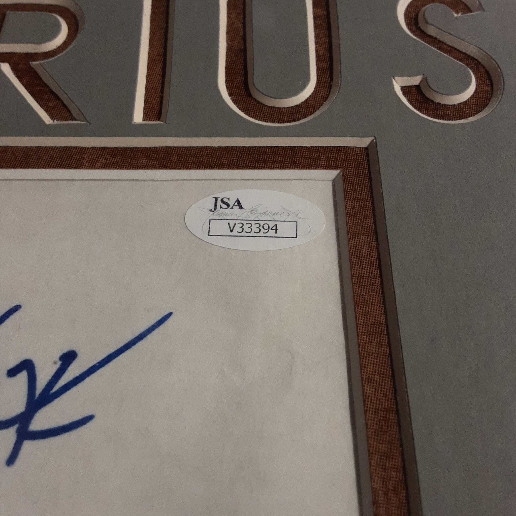 Darius Rucker Authentic Signature Framed Collage Autographed JSA-