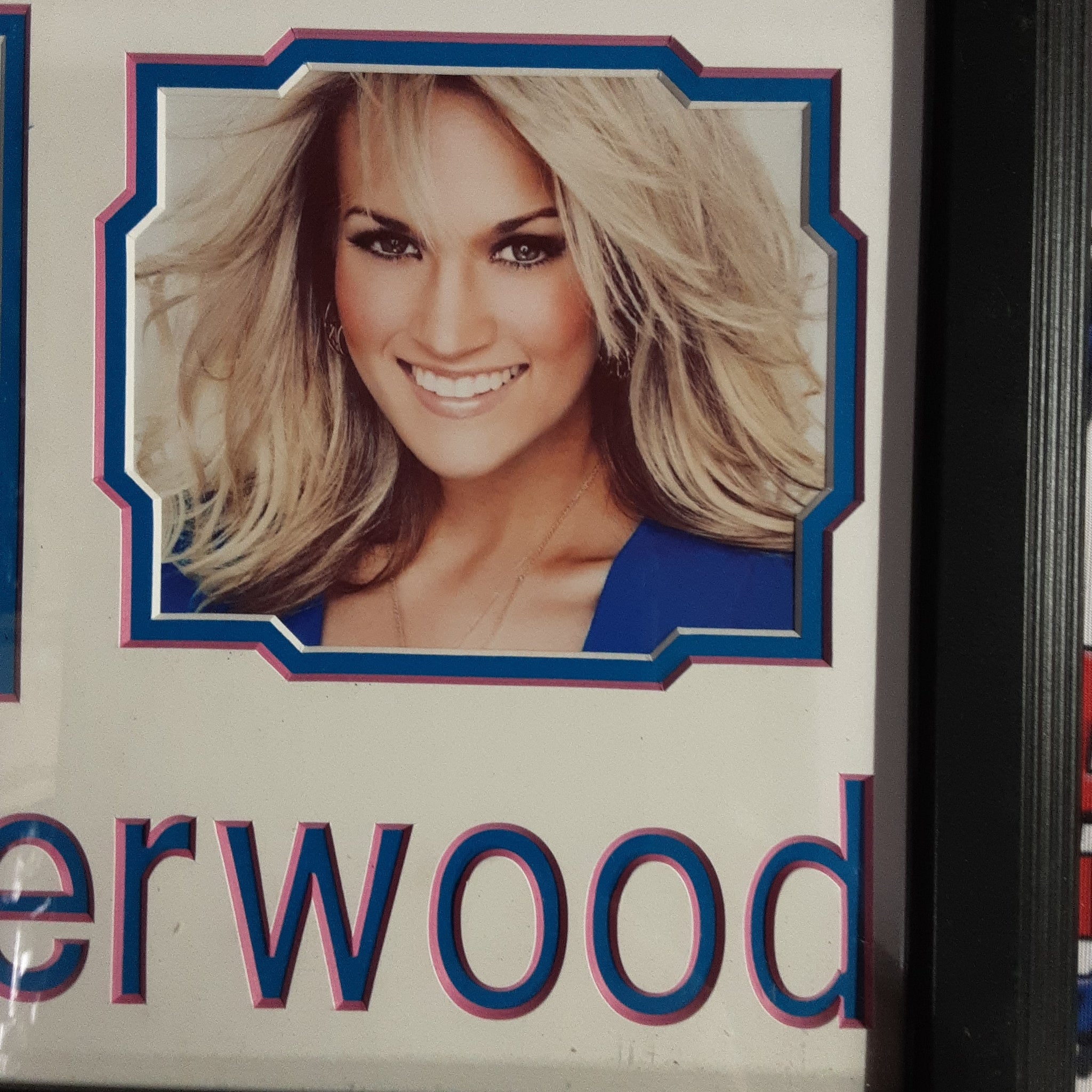 Carrie Underwood Authentic Signed Small Photo Framed Collage Autographed JSA-
