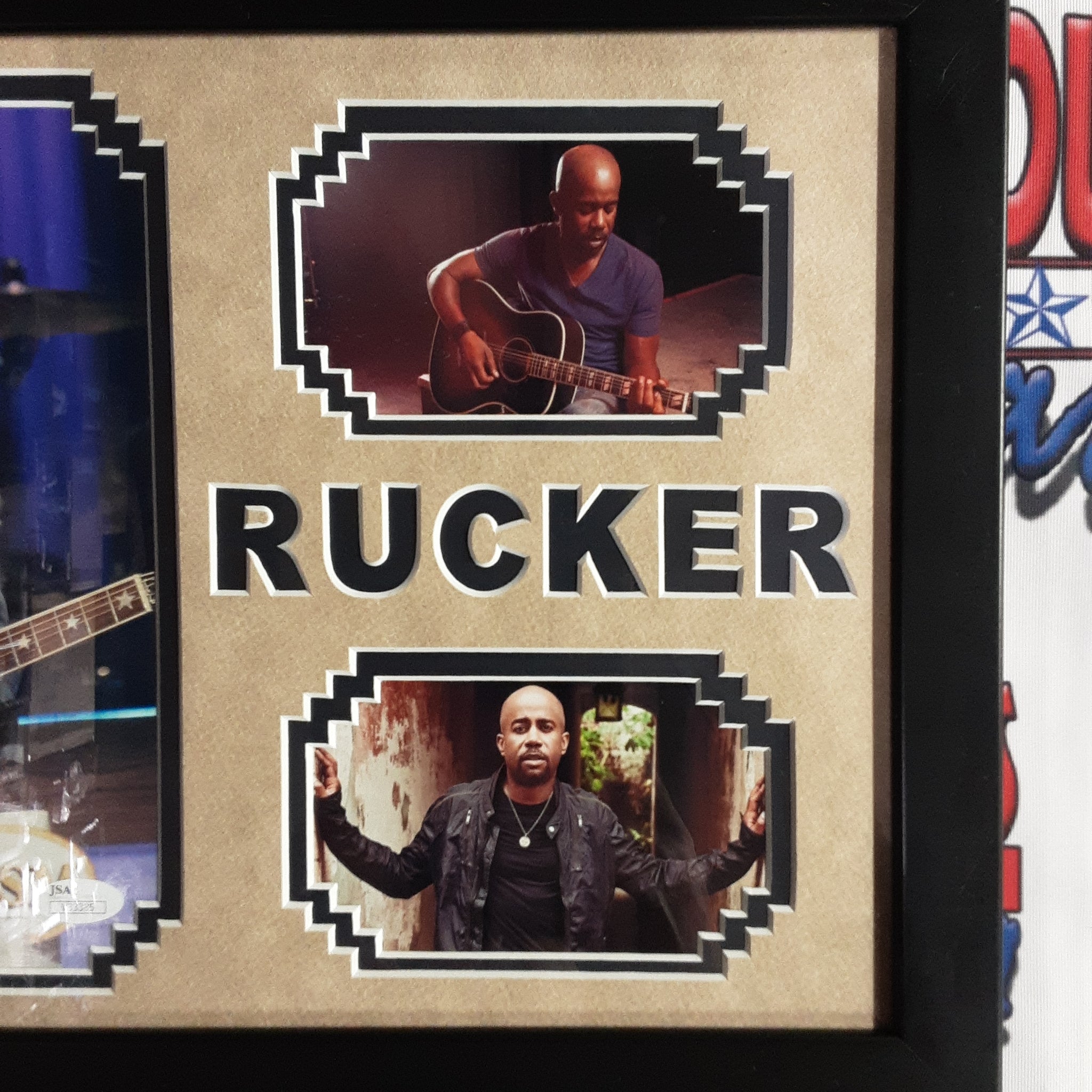 Darius Rucker Authentic Signed 8x10 Photo Framed Collage Autographed JSA-