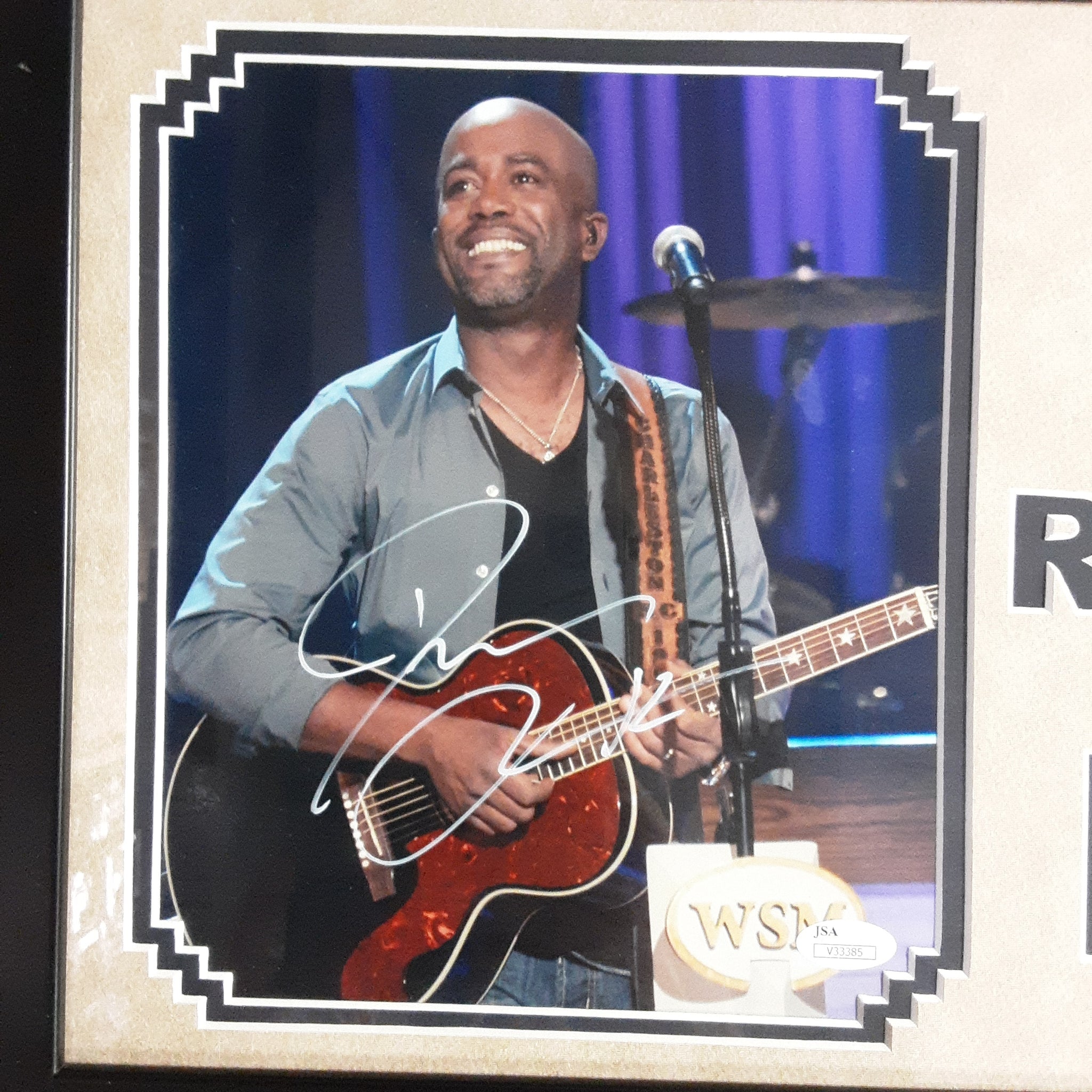 Darius Rucker Authentic Signed 8x10 Photo Framed Collage Autographed JSA-