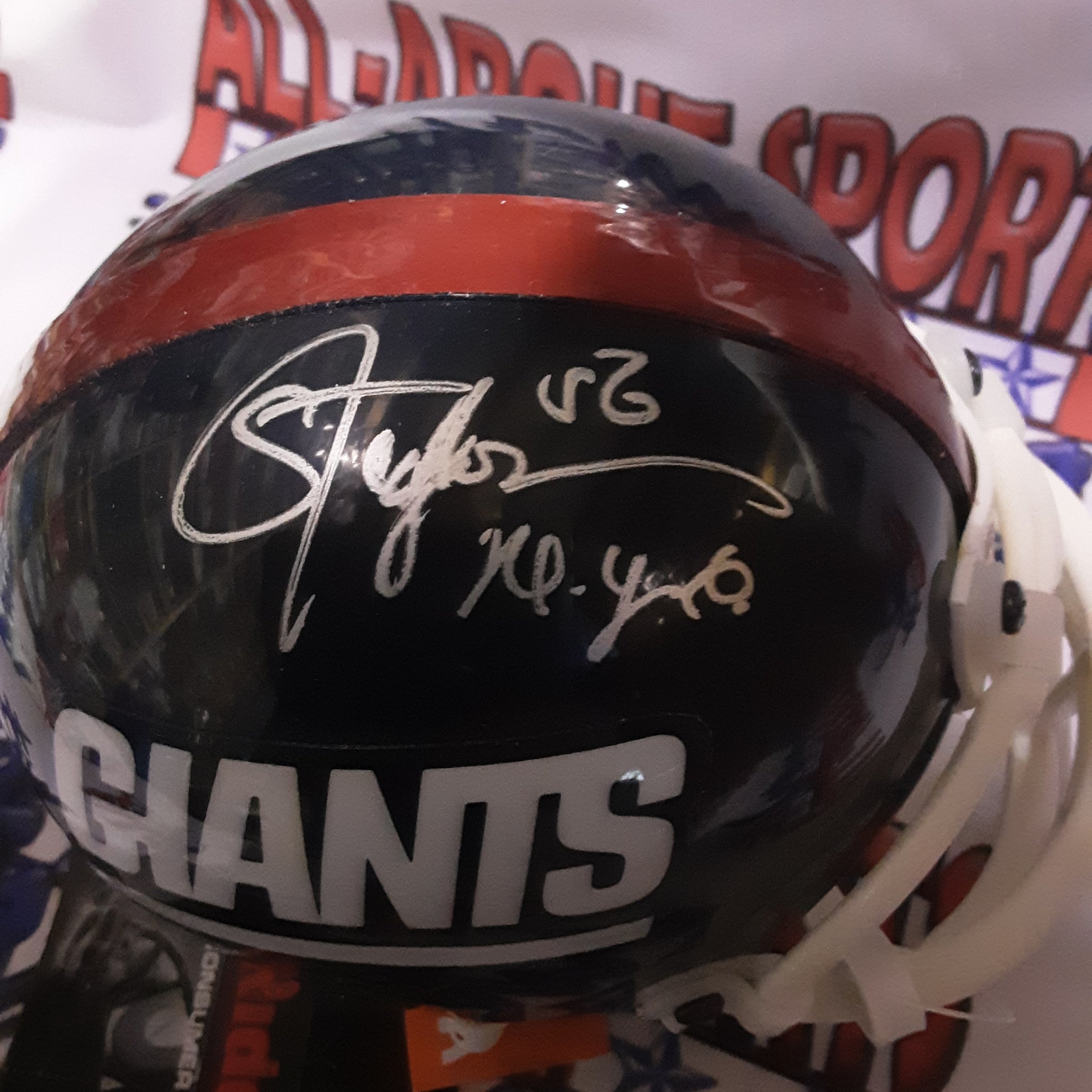 Lawrence Taylor Authentic Signed Autographed Mini Helmet PSA-