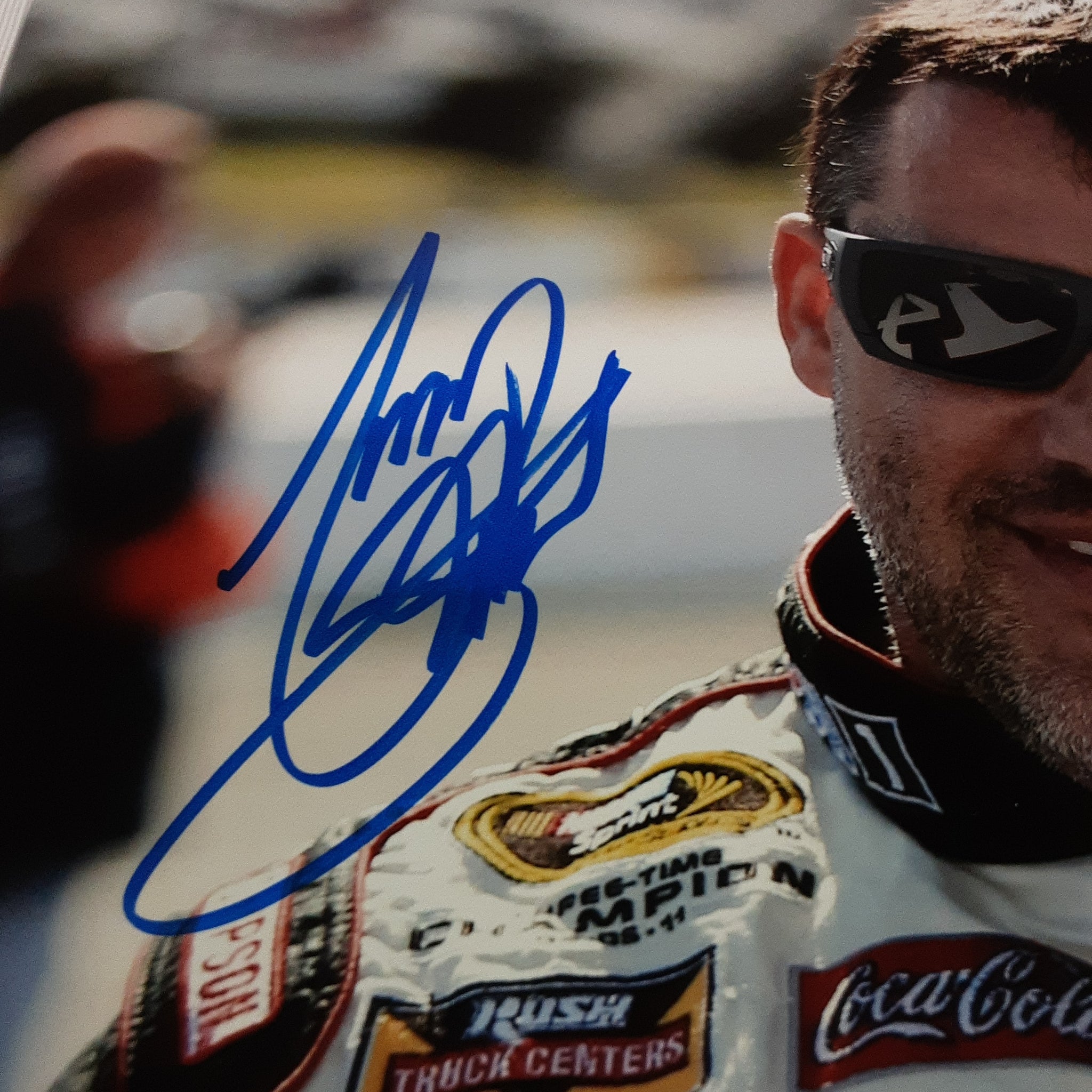 Tony Stewart Authentic Signed 8x10 Photo Autographed Beckett.