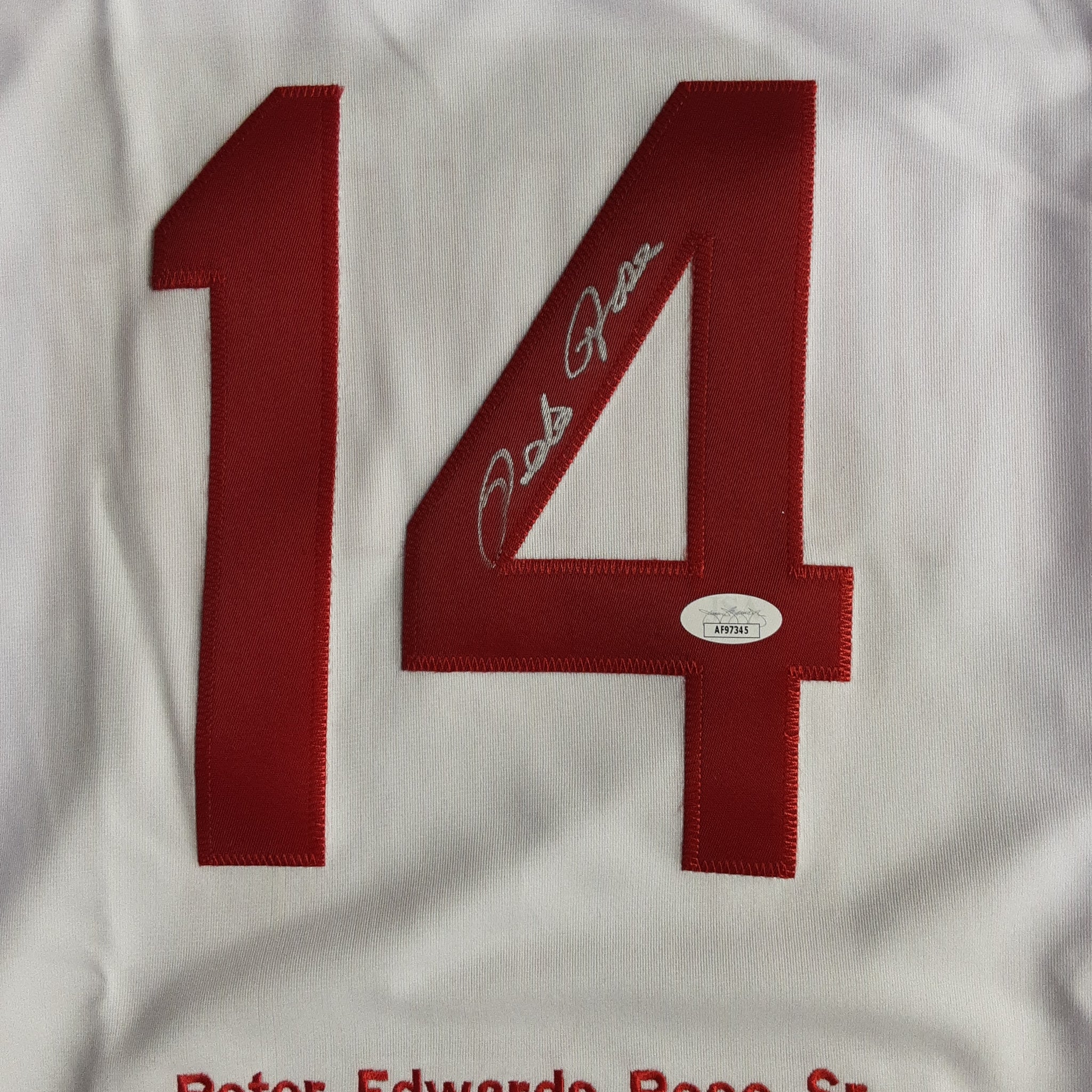 Pete Rose Authentic Signed Pro Style Jersey Autographed JSA