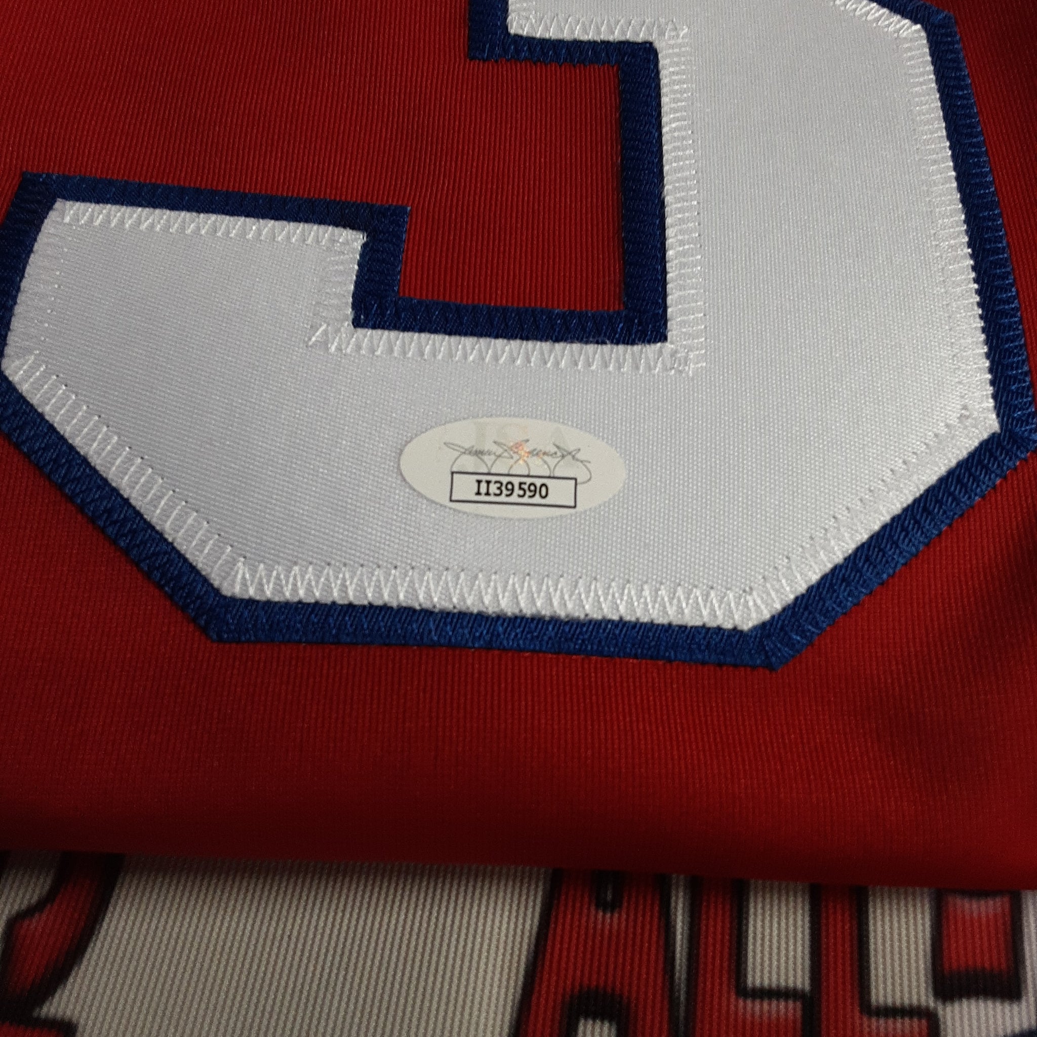 Atlanta Braves Dale Murphy Autographed Pro Style Red Jersey JSA  Authenticated
