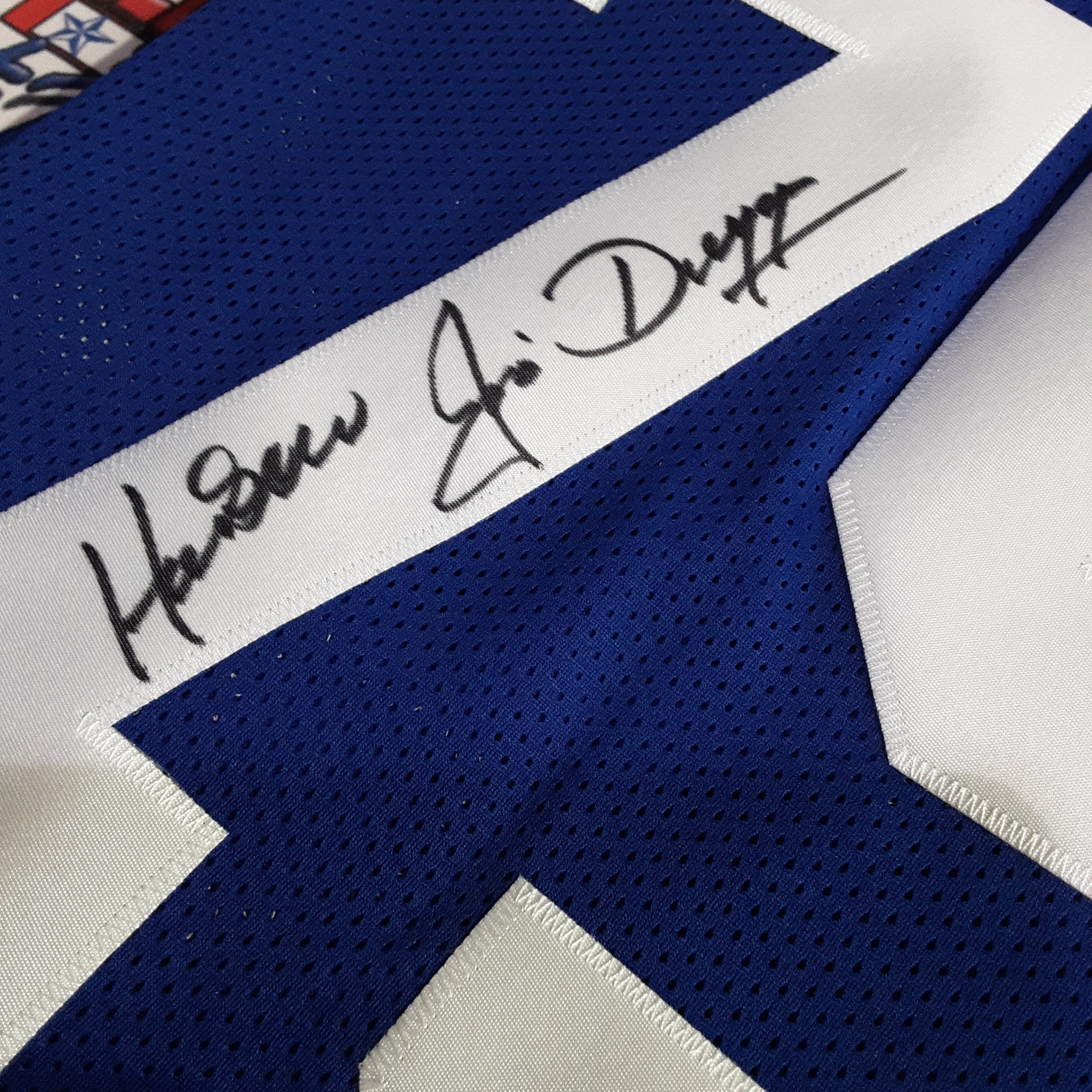 "Hacksaw" Jim Duggan Authentic Signed Pro Style Jersey Autographed JSA