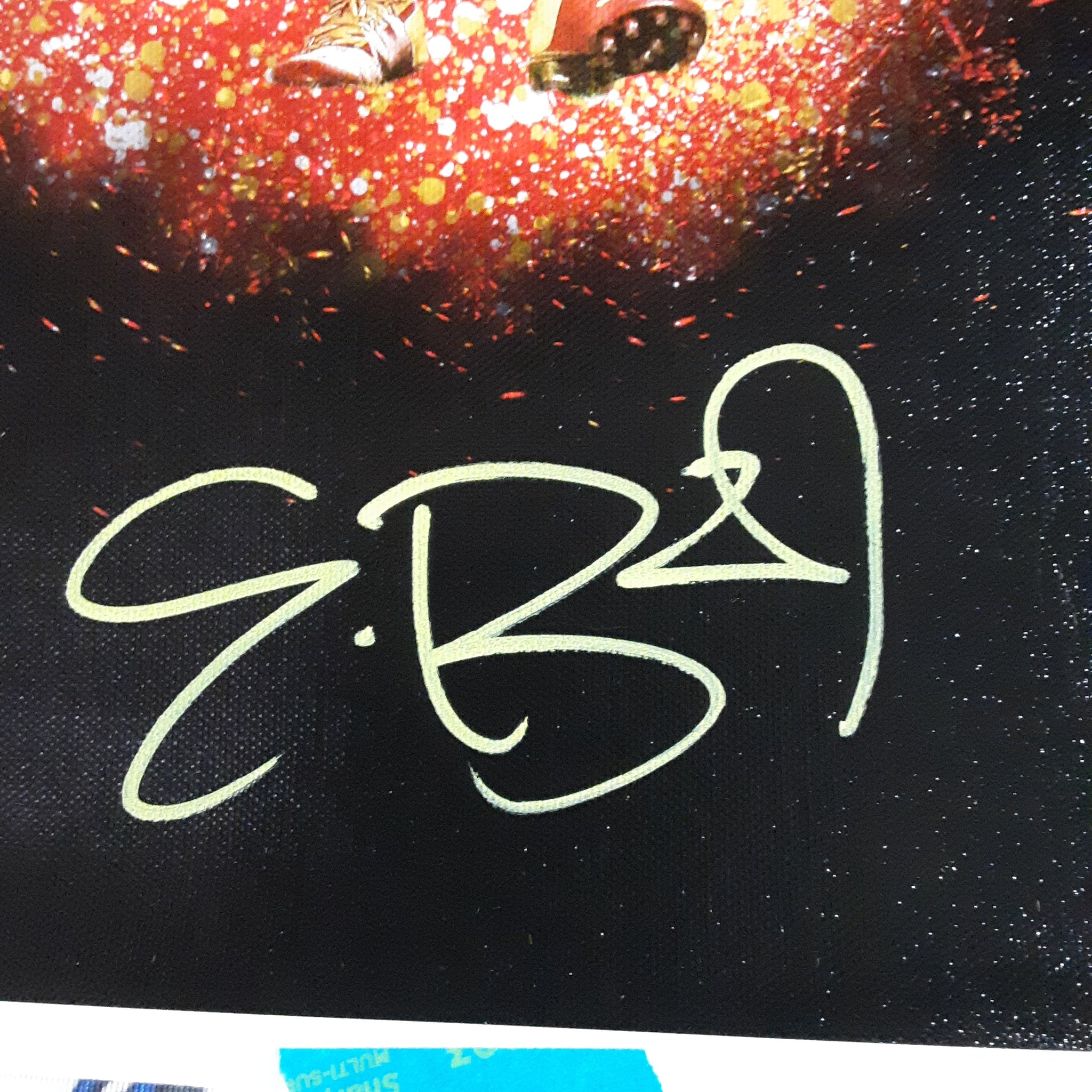Eric Berry Authentic Signed 16x20 Canvas Autographed JSA