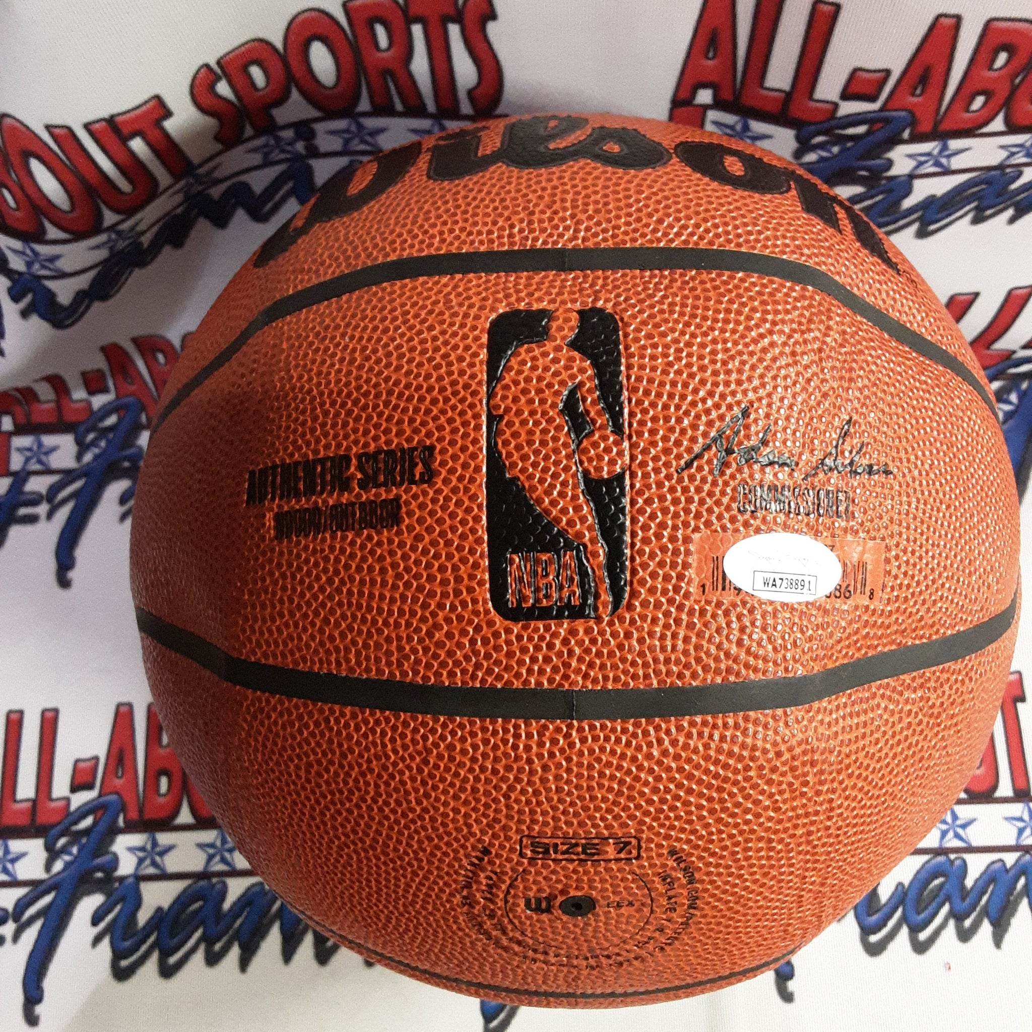 Nick Anderson Authentic Signed Basketball w/Inscription Autographed JSA-