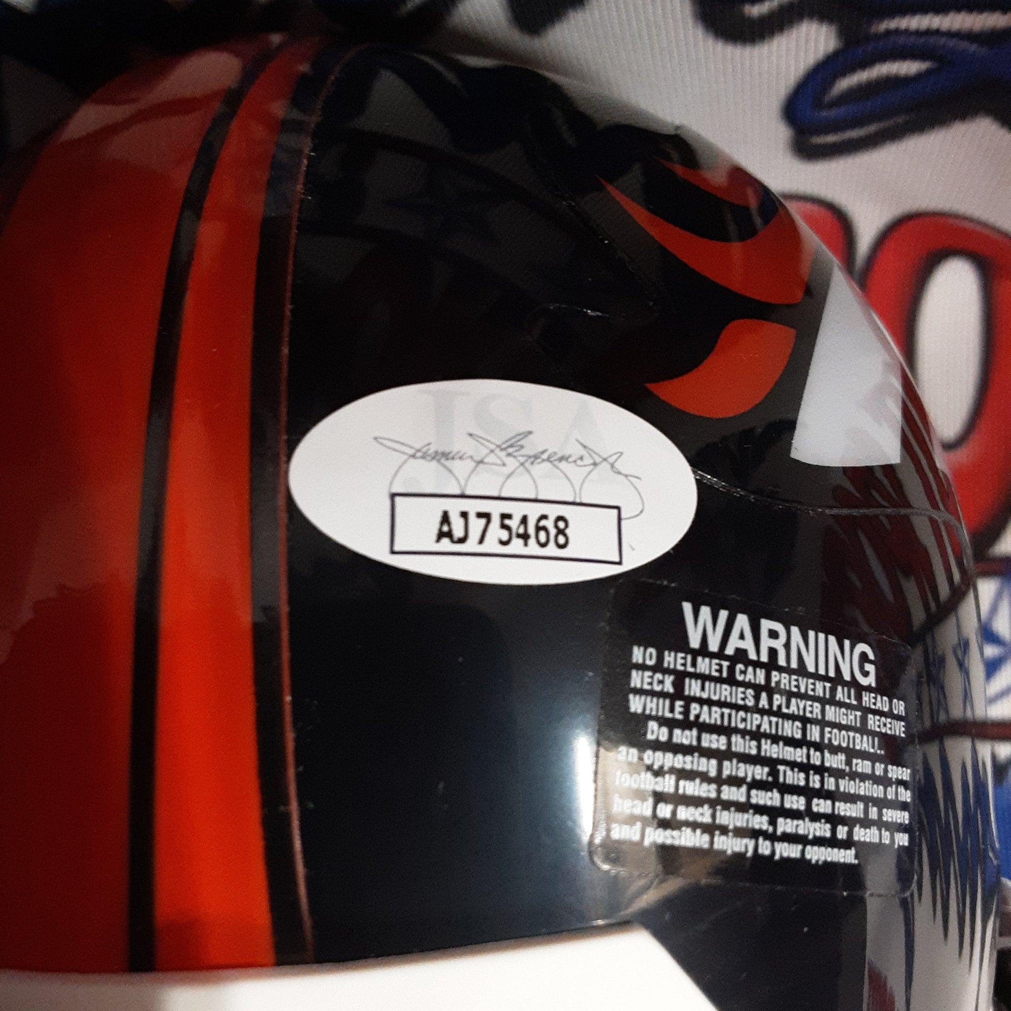 Peyton Manning Authentic Signed Autographed Mini Helmet JSA and Steiner