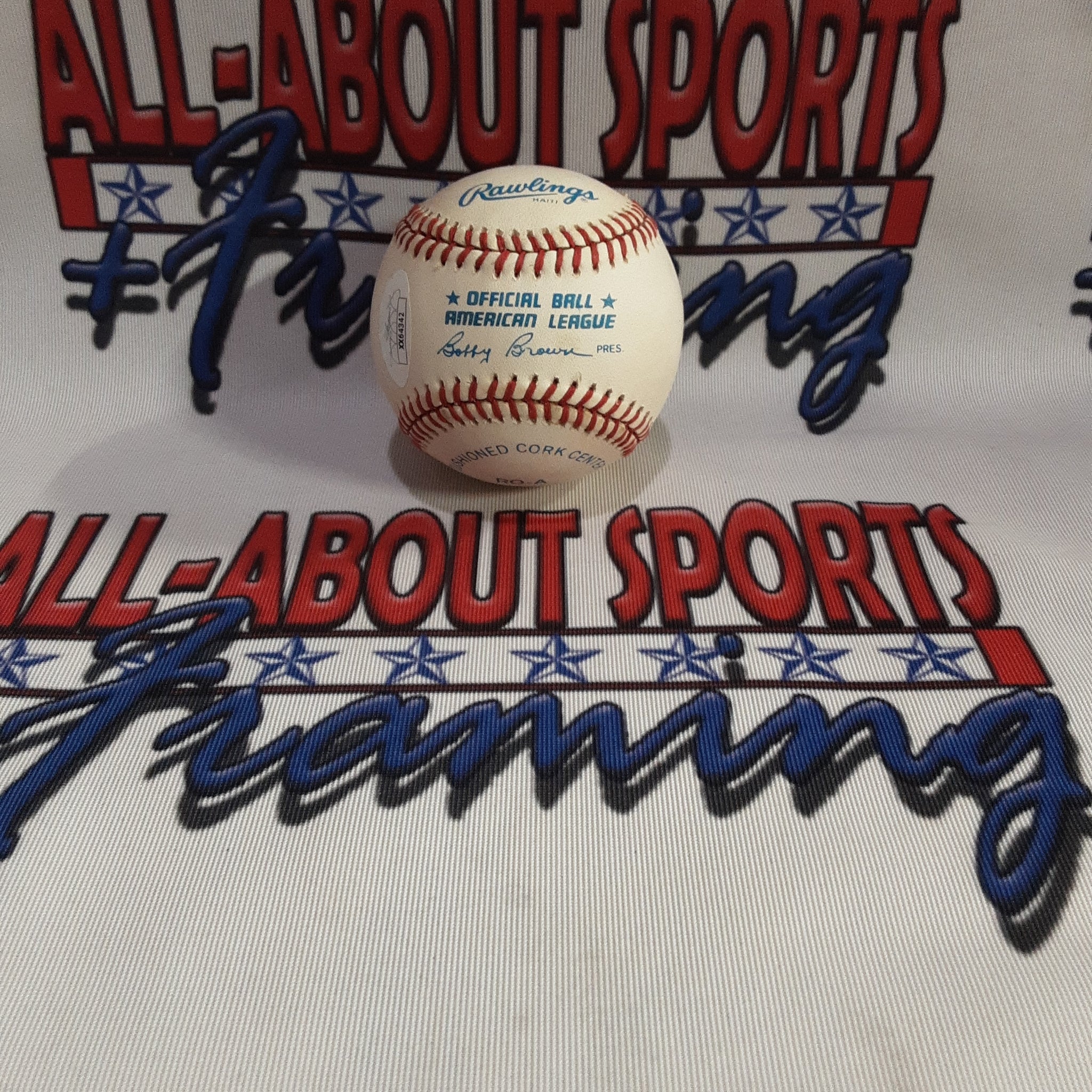 Ted Williams Autographed Official American League Baseball